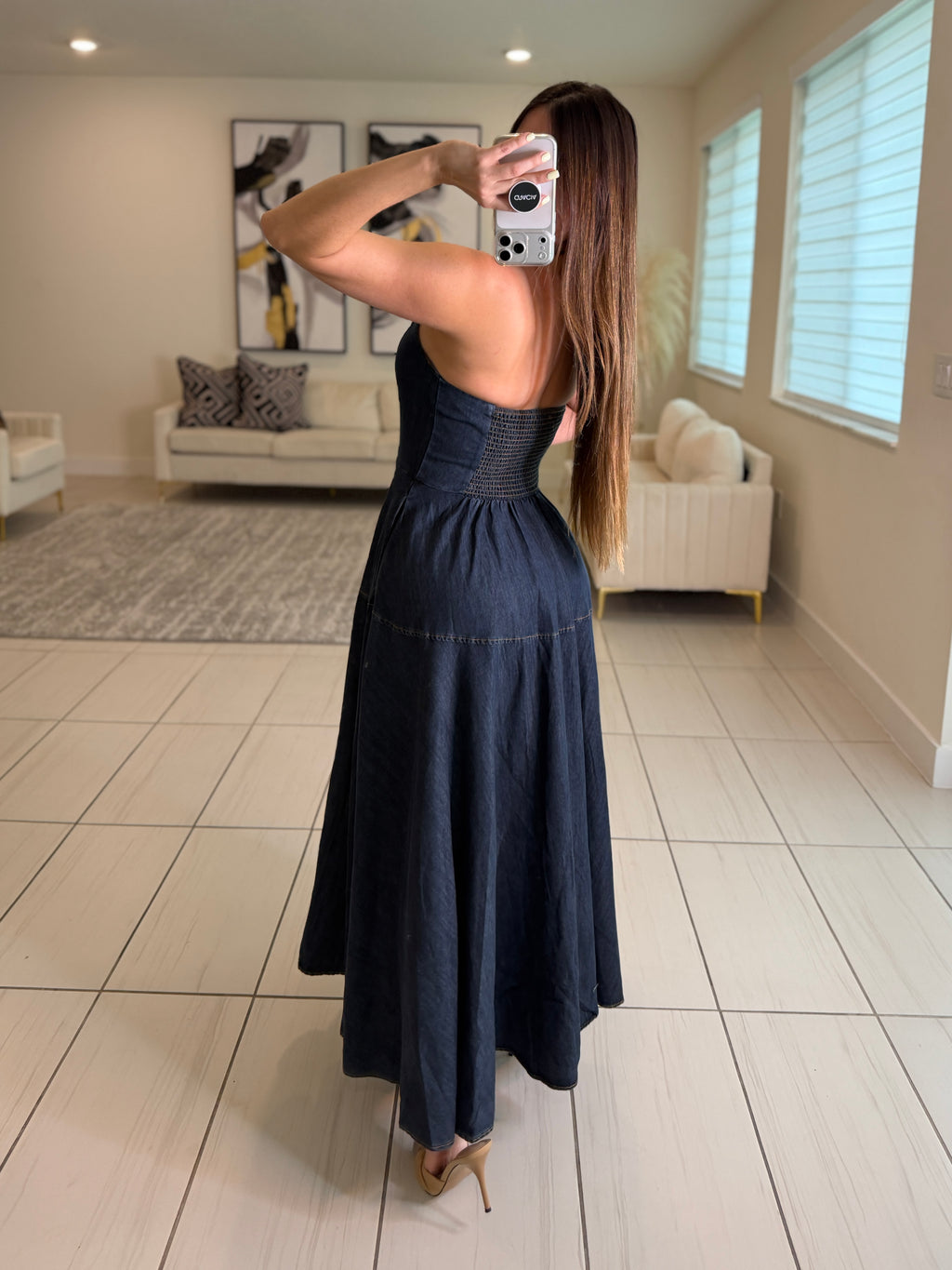 Pretty Sweet Denim Dress