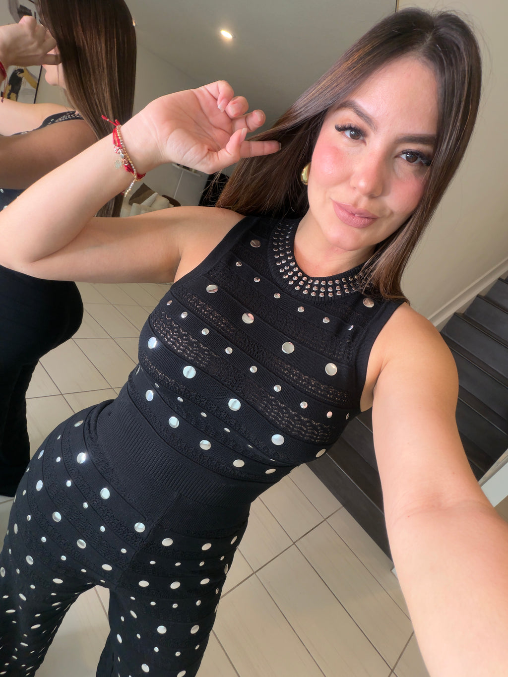 Mirror Mirage Knit Black Set