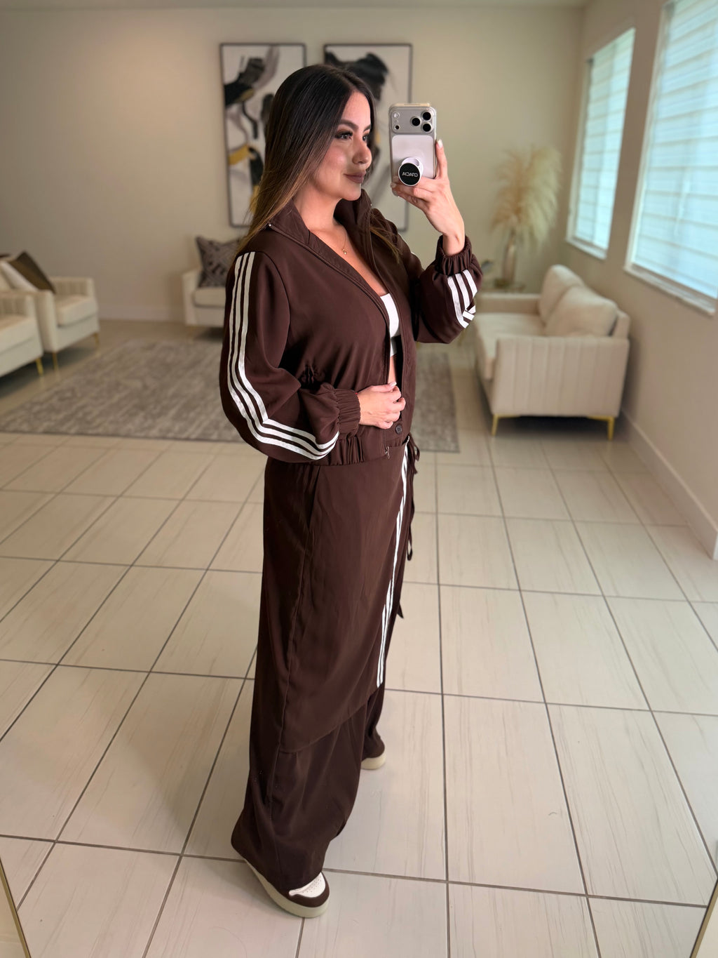 Cocoa Signature Brown Pant Set