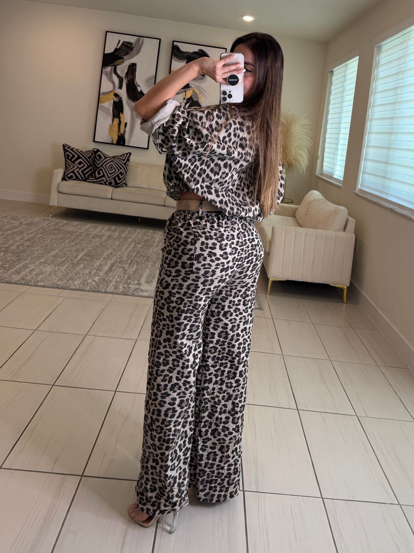 Synergy Leopard Print Pants