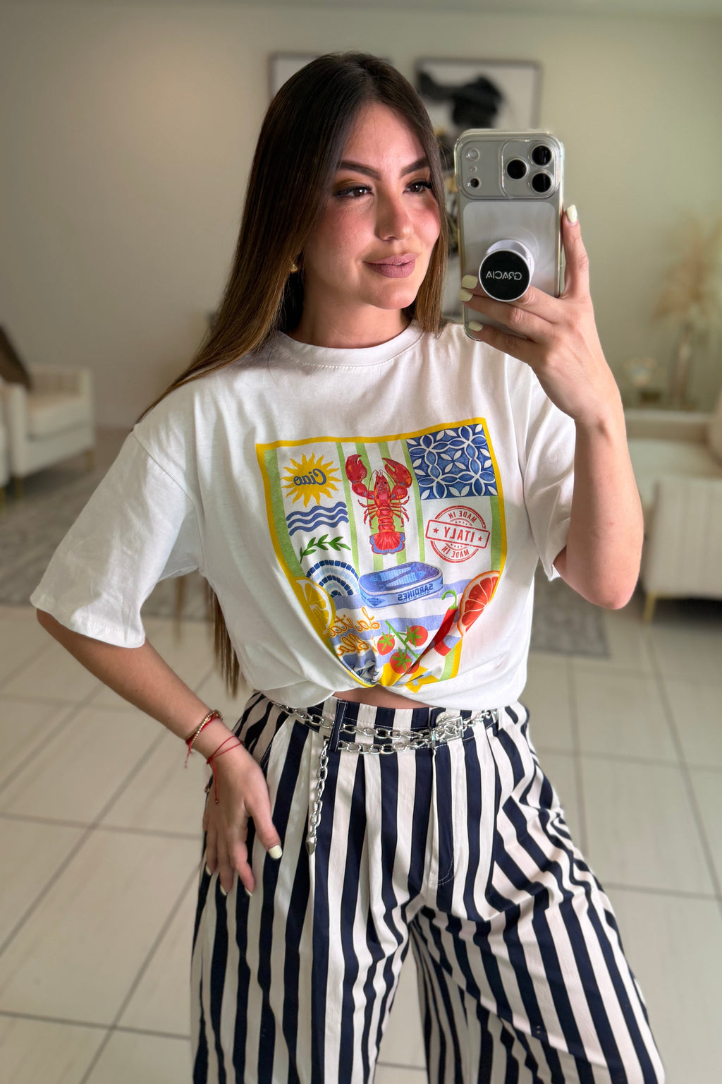 La Vita e Bella White Tshirt