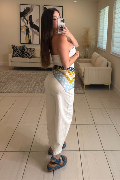 The Powerline White Jumpsuit