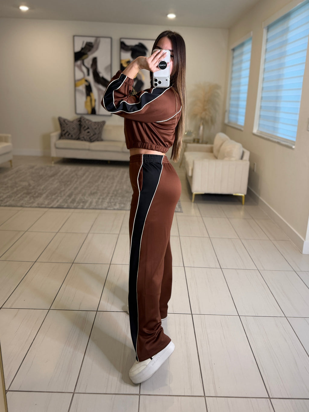 Espresso Element Brown Pant Set