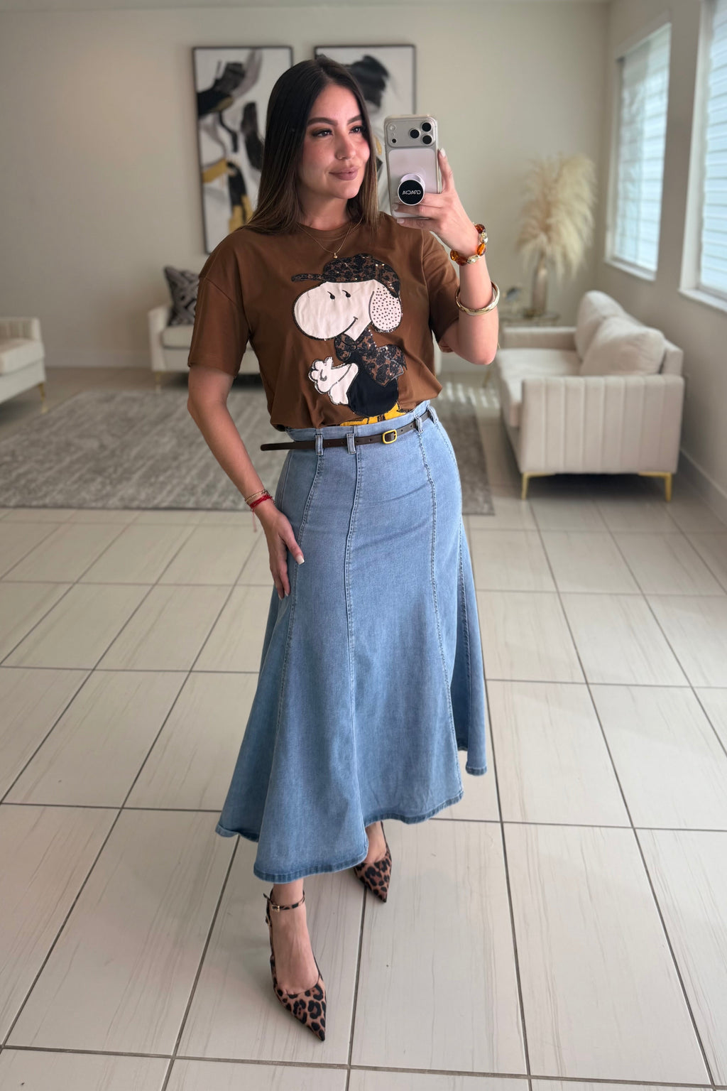Oasis Whisper Denim Skirt