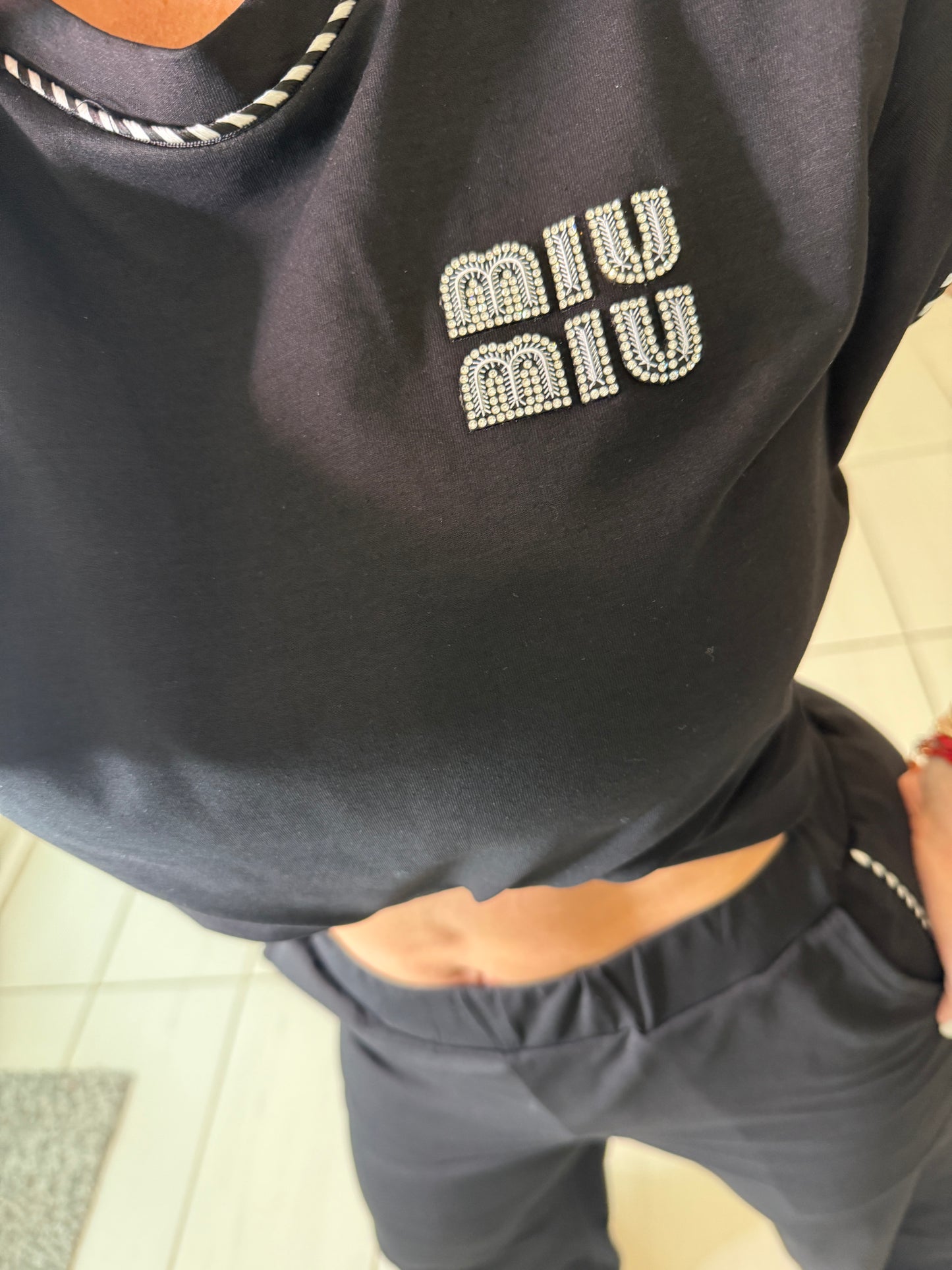 Iconic Muse Black Pant Set