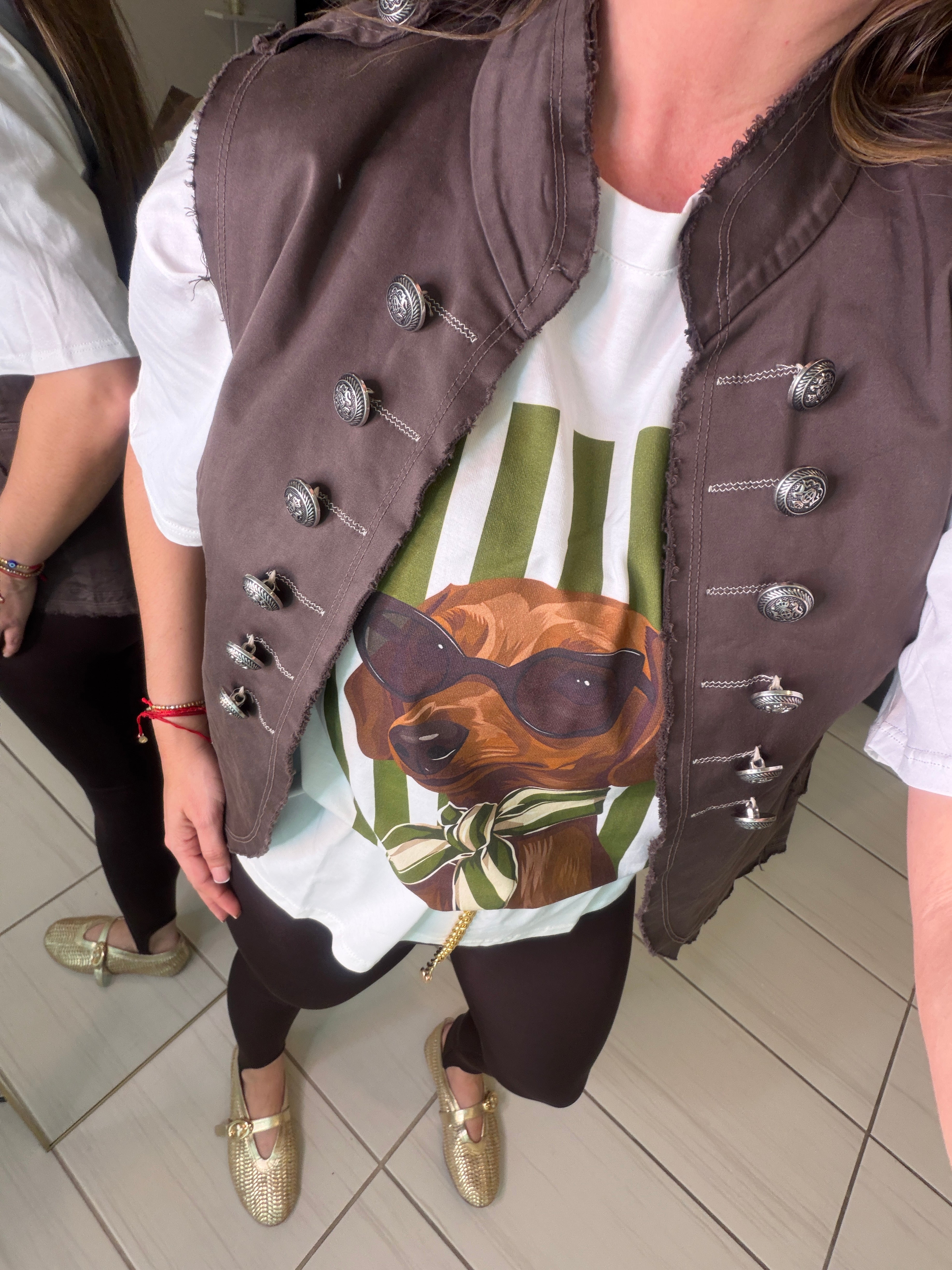Napoleon Brown Vest Jacket