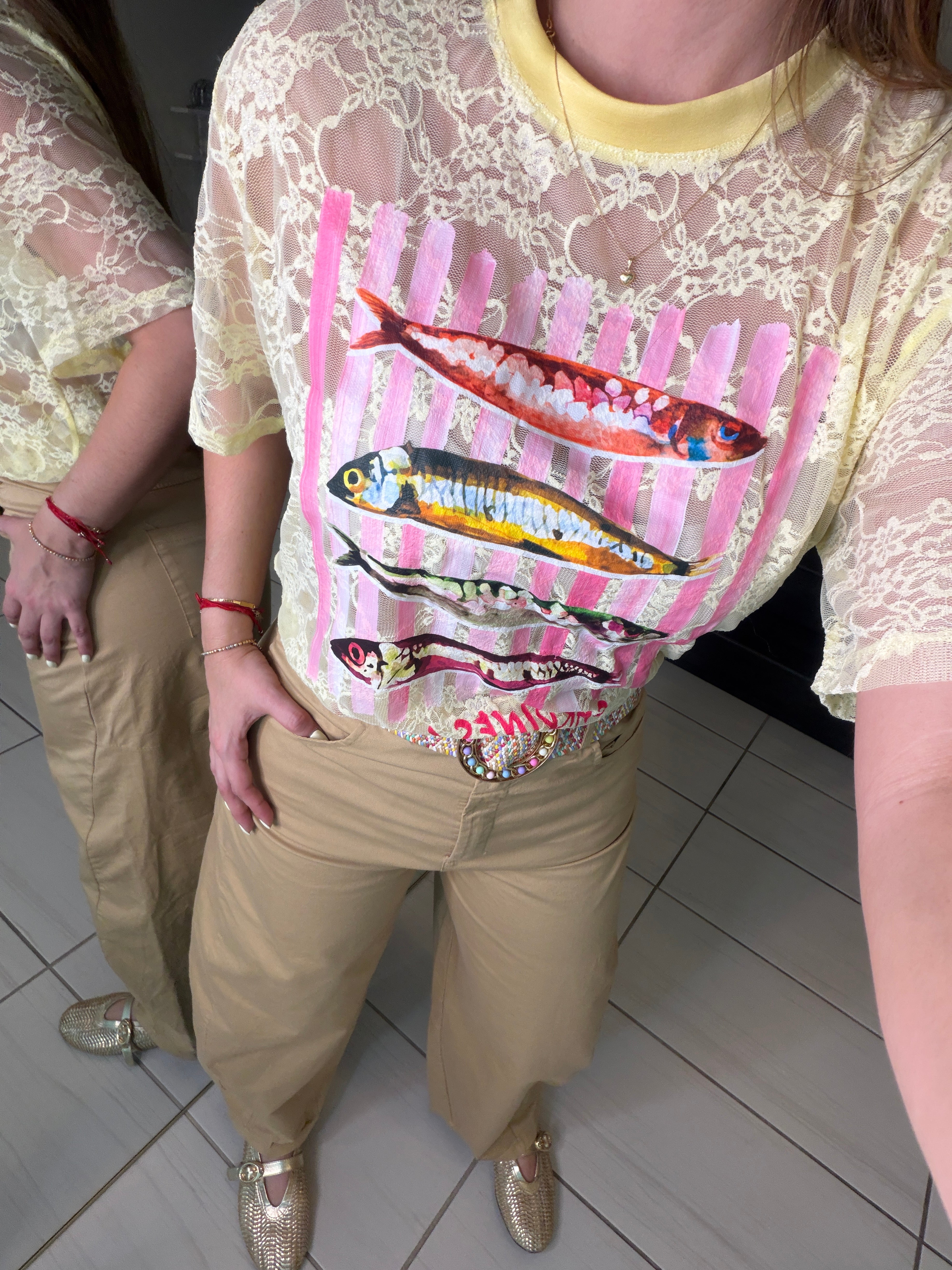 Sardines Yellow Tshirt
