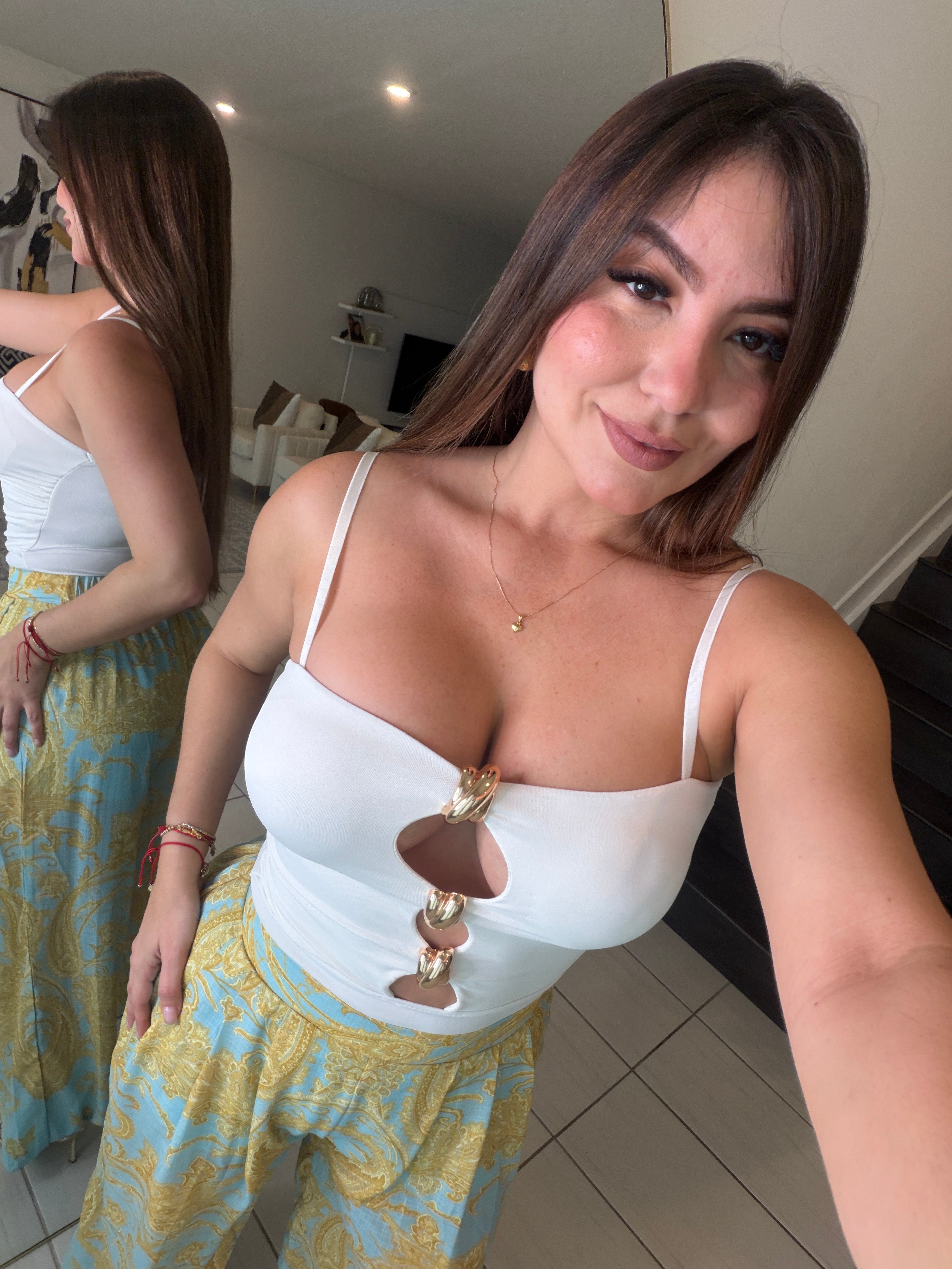 Sculpted Ease White Bodysuit