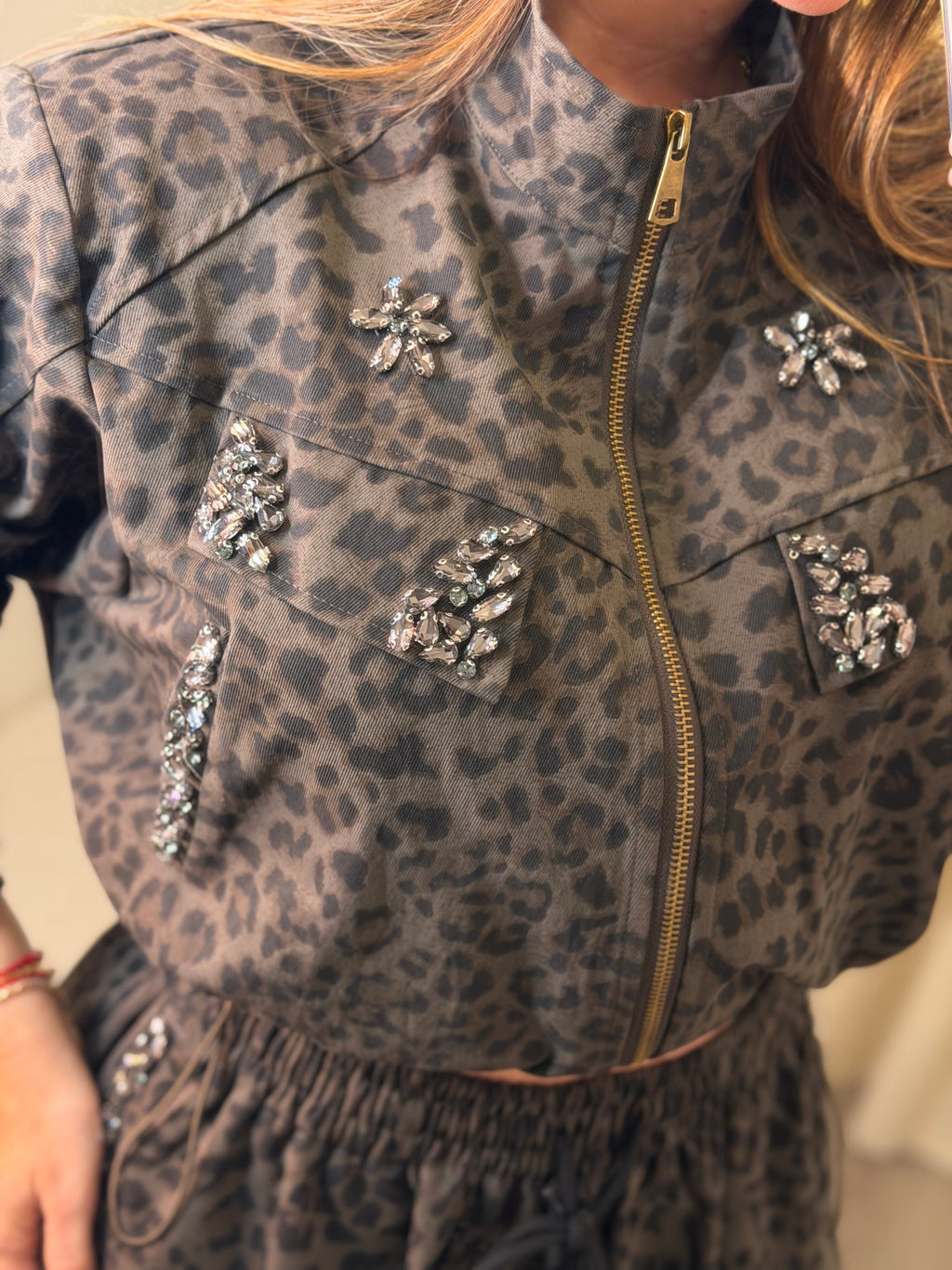 Dark Diva Leopard Print Pant Set
