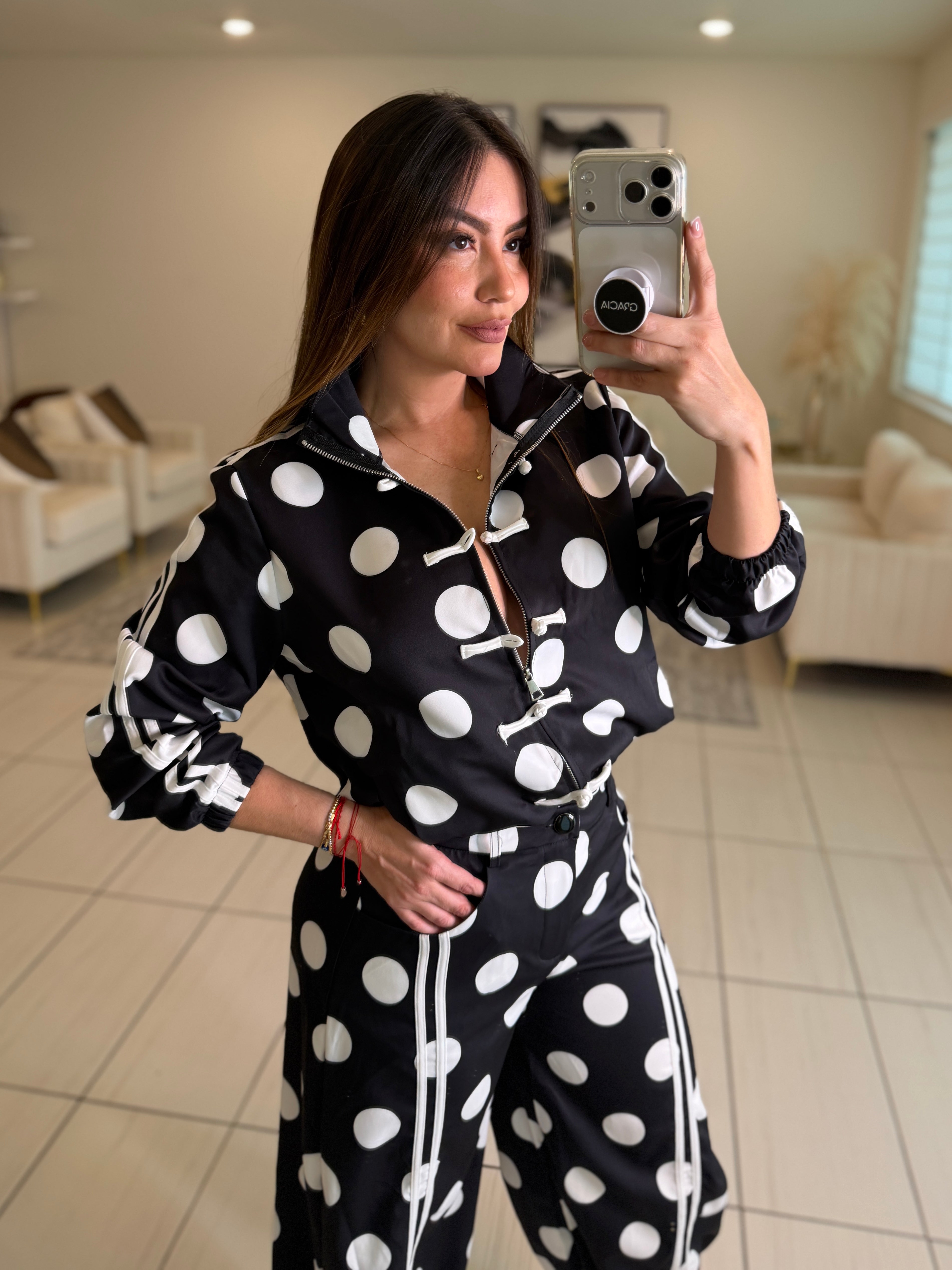 Oriental Polka Muse Black Set