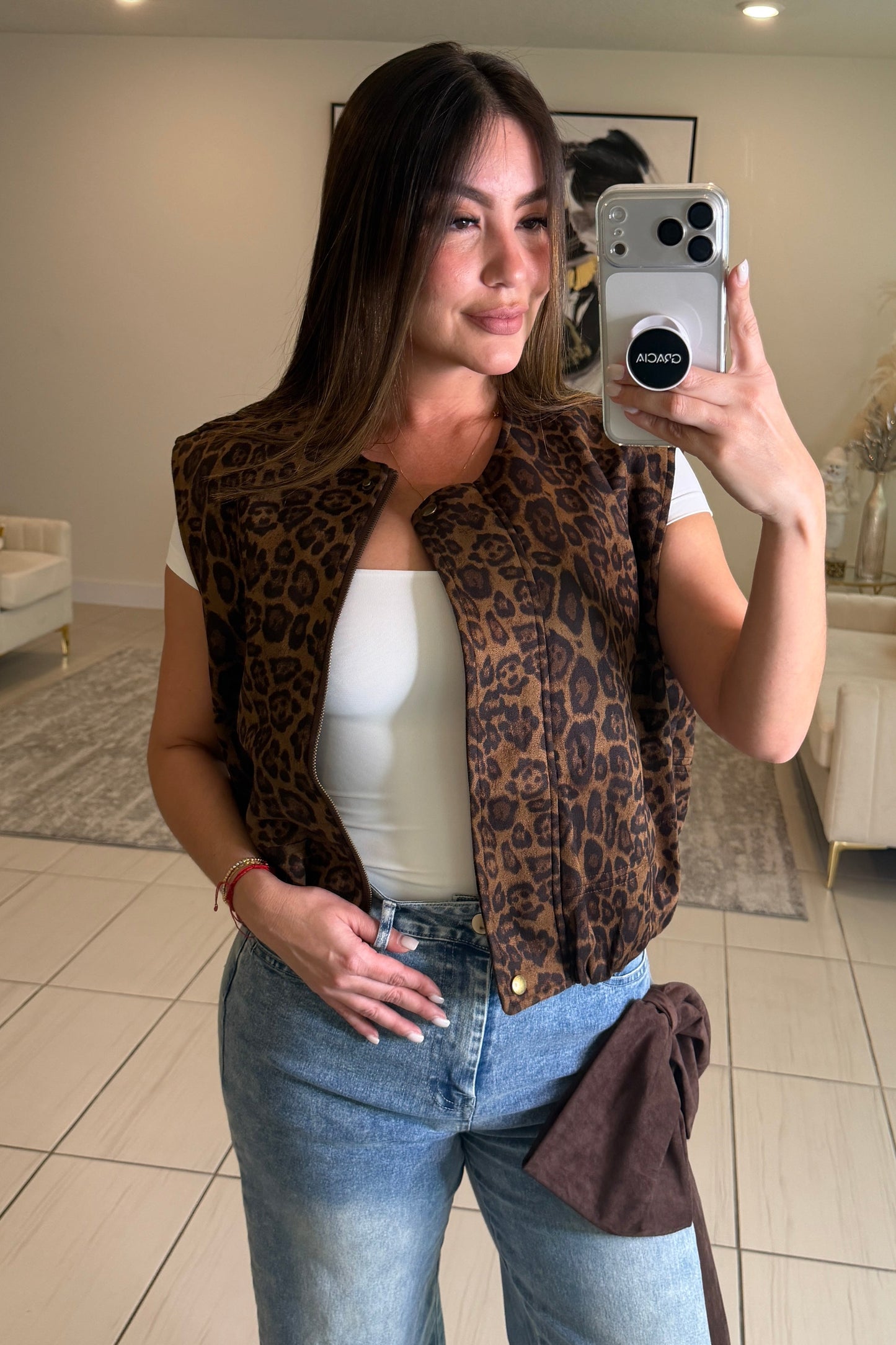 In Demand Velvet Leopard Print Jacket