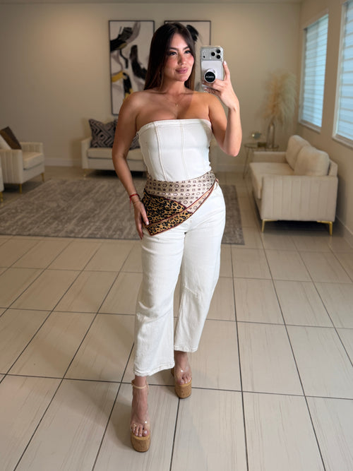 The Luxe Brown Bandana