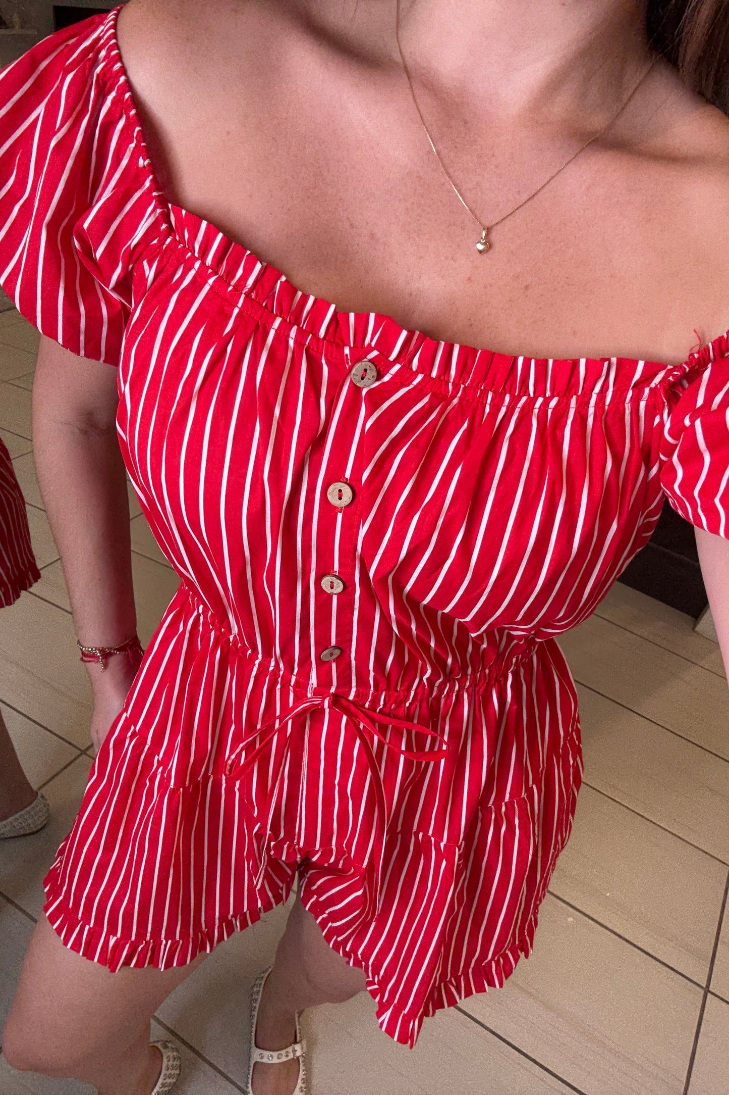 Pretty Girl Red Romper