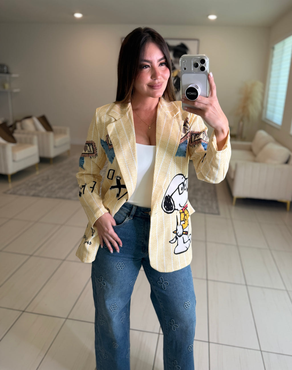 Glamorous Magic Yellow Blazer