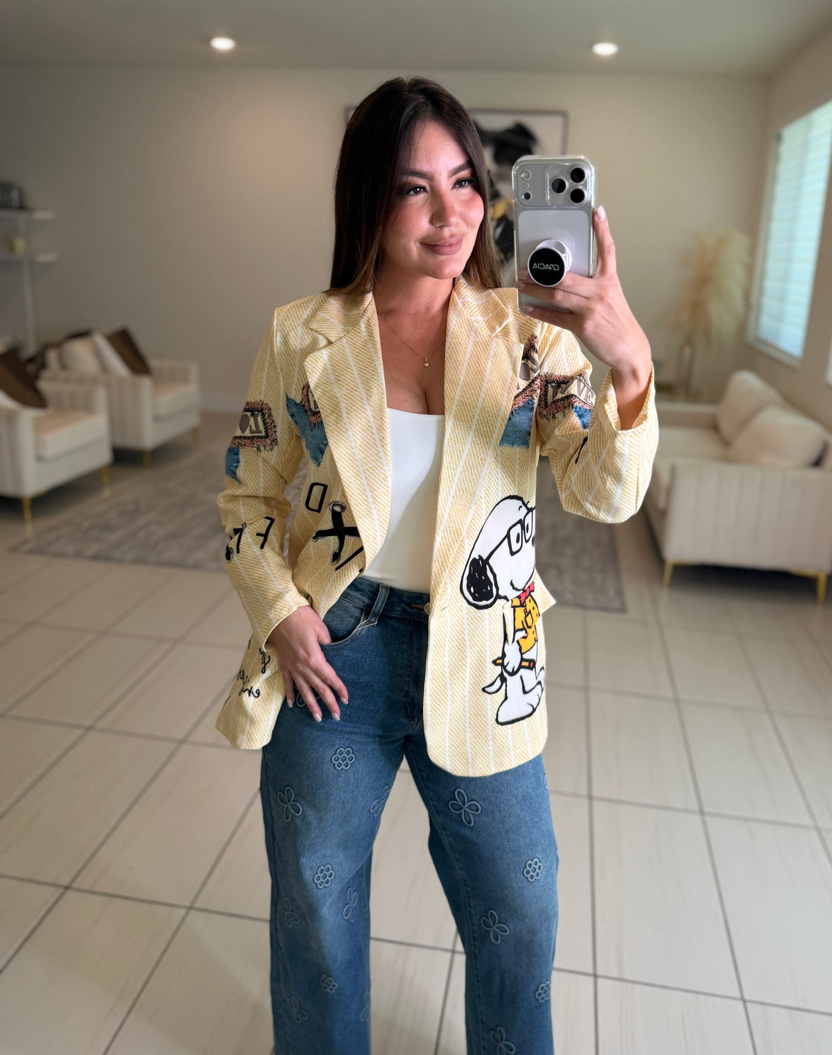 Glamorous Magic Yellow Blazer