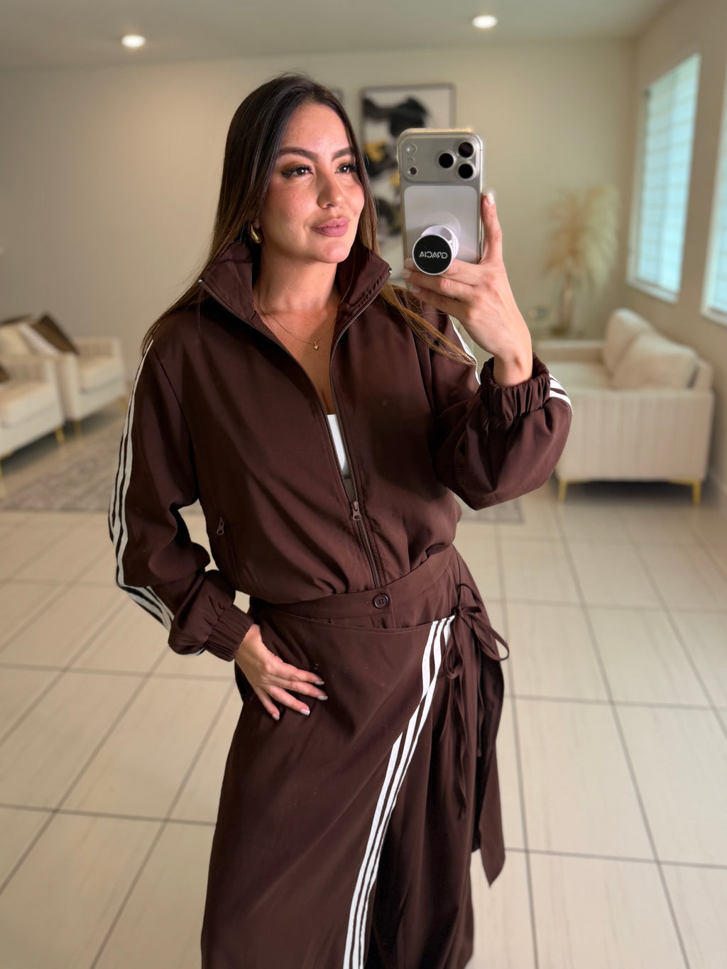 Cocoa Signature Brown Pant Set