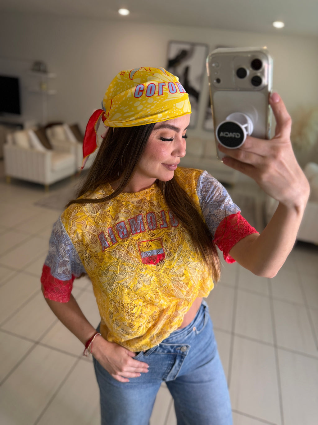 Colombia Core Lace Tshirt Set