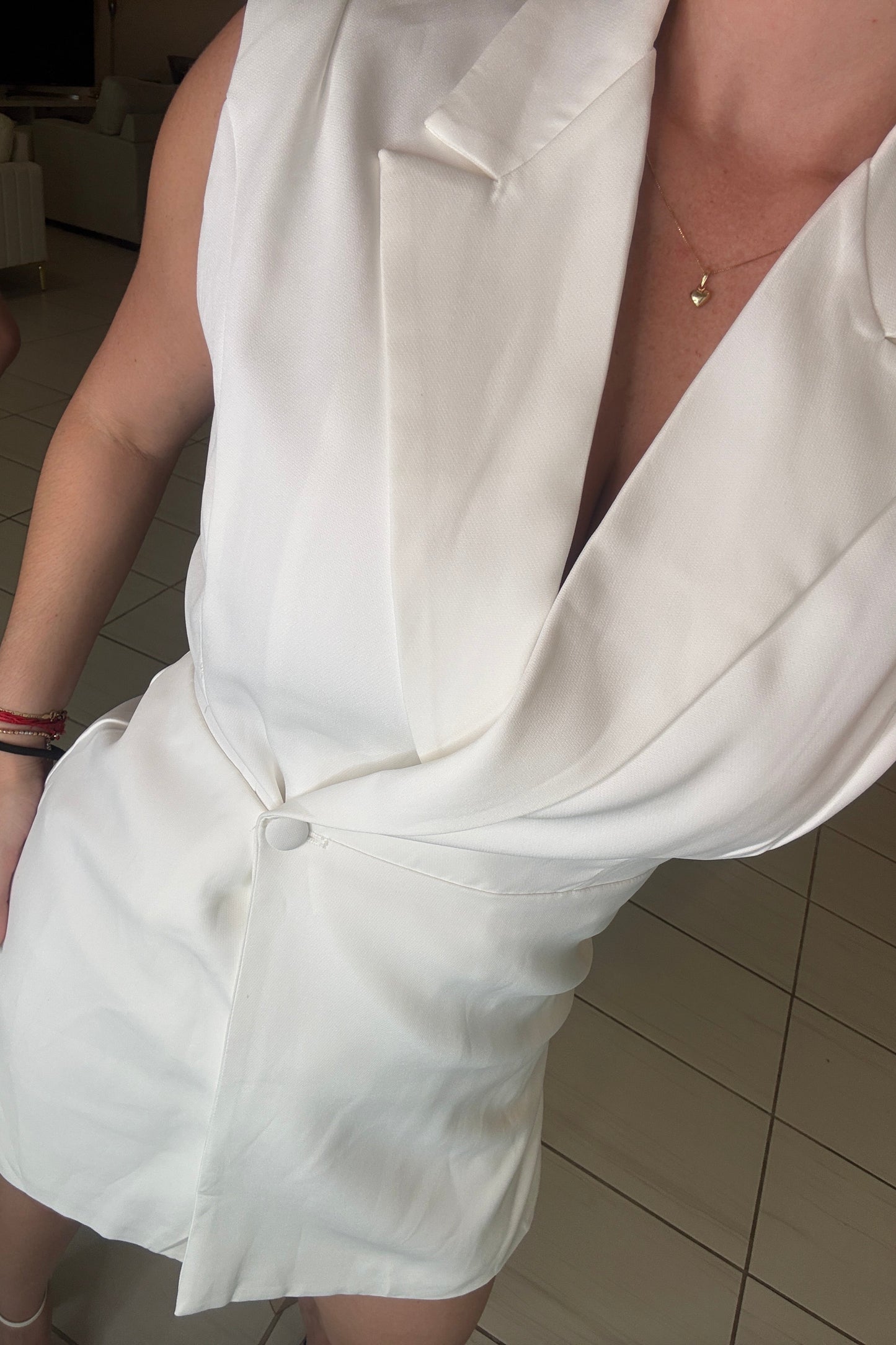 Bossed Up White Romper