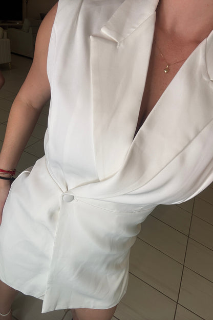 Bossed Up White Romper