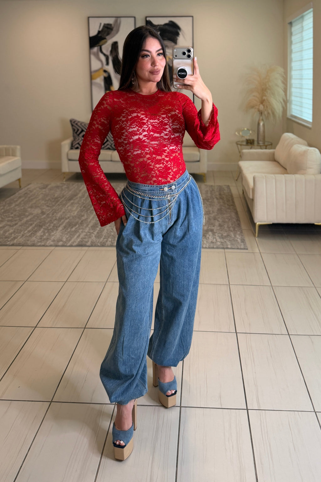 Sovereign Balloon Denim Pants