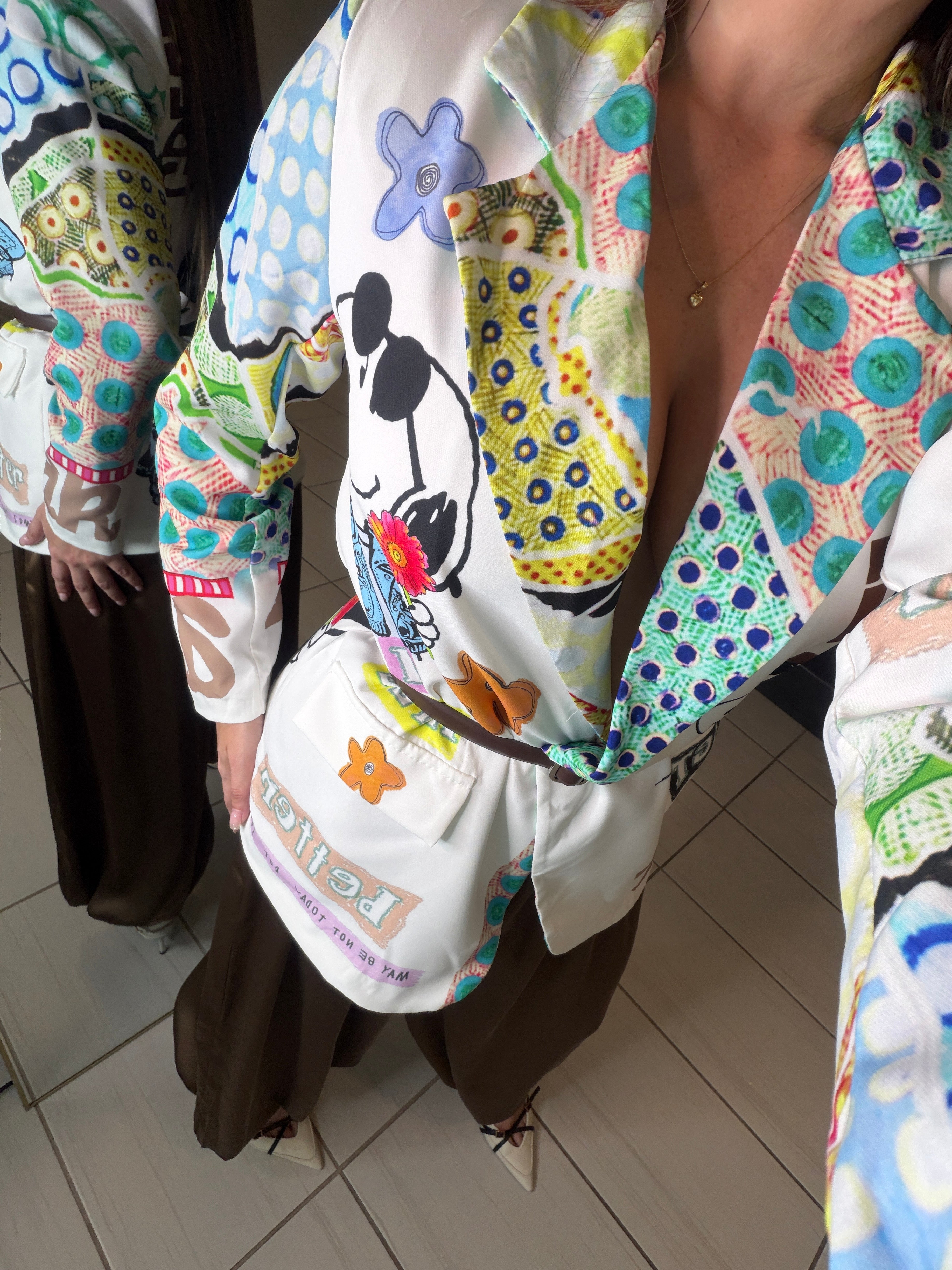 Power Poised Brown Balloon Pants