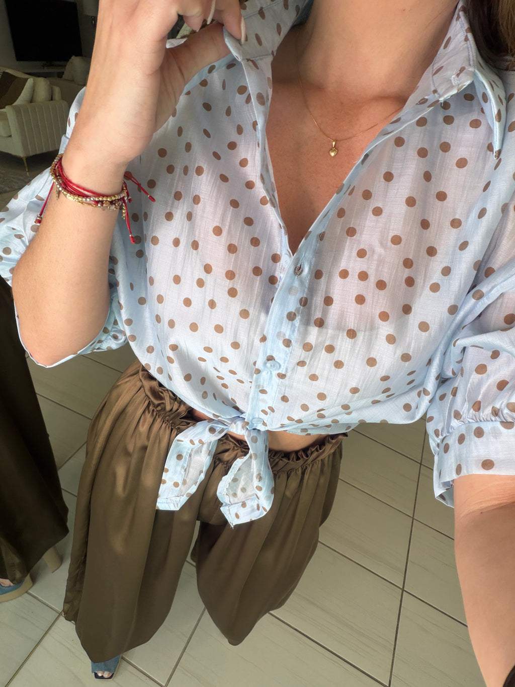 Eclipse Dots Blue Shirt