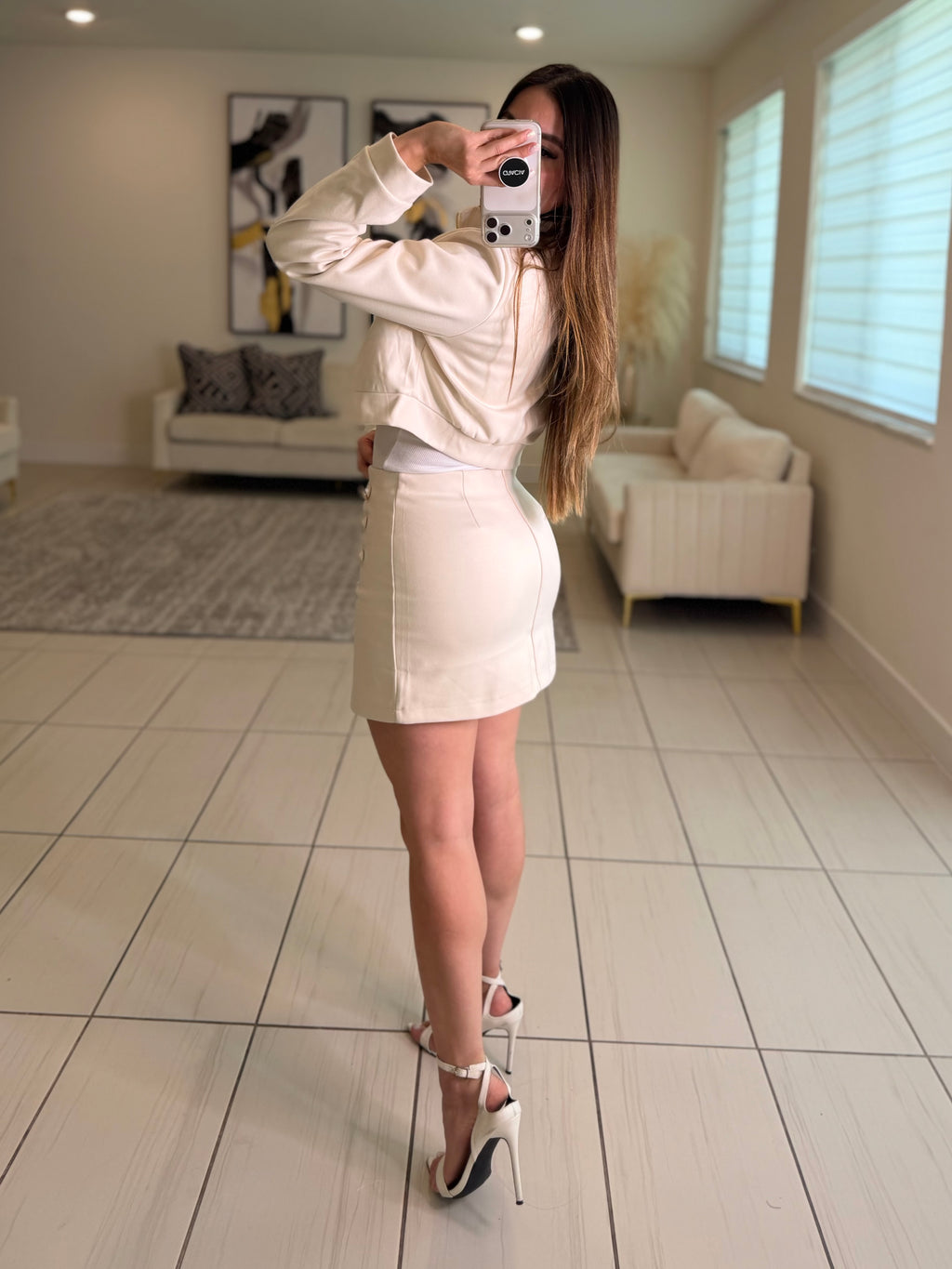 Napoleon Maison Ivory Skort Set