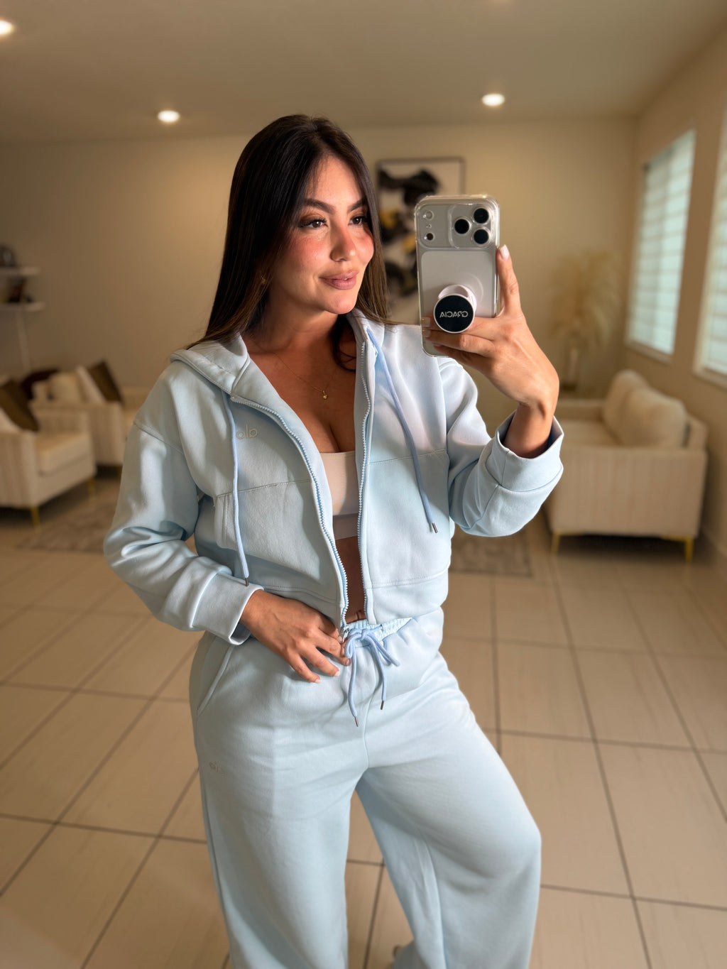 Serenity Halo Light Blue Pant Set