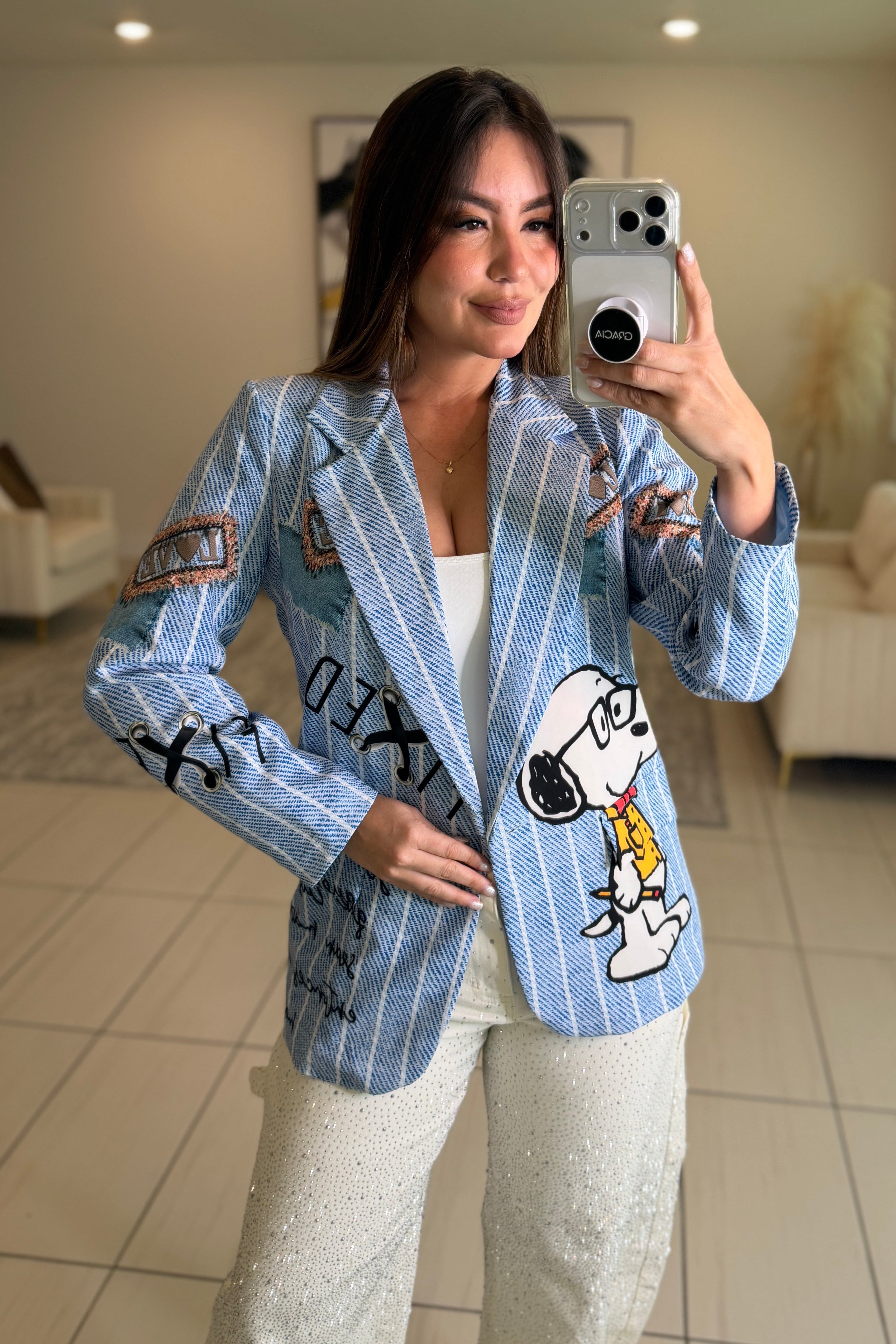 Glamorous Magic Blue Blazer