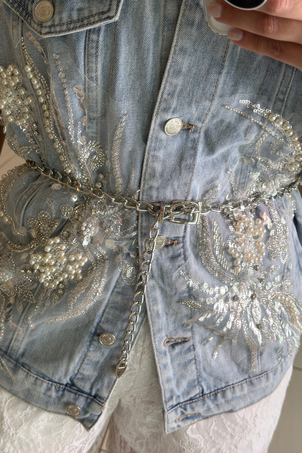 Silver Chain Belt