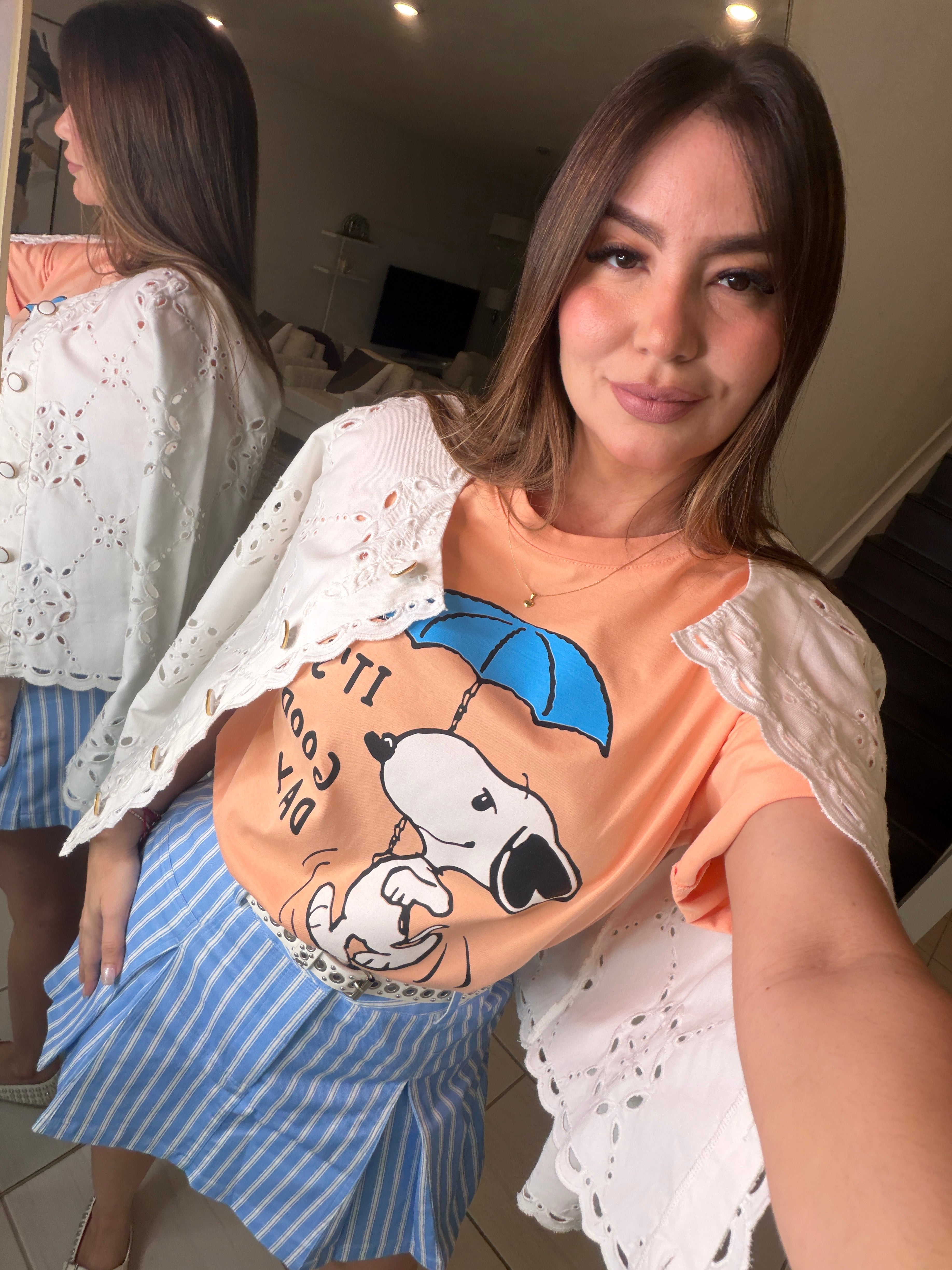 Divine Stripes Blue Short