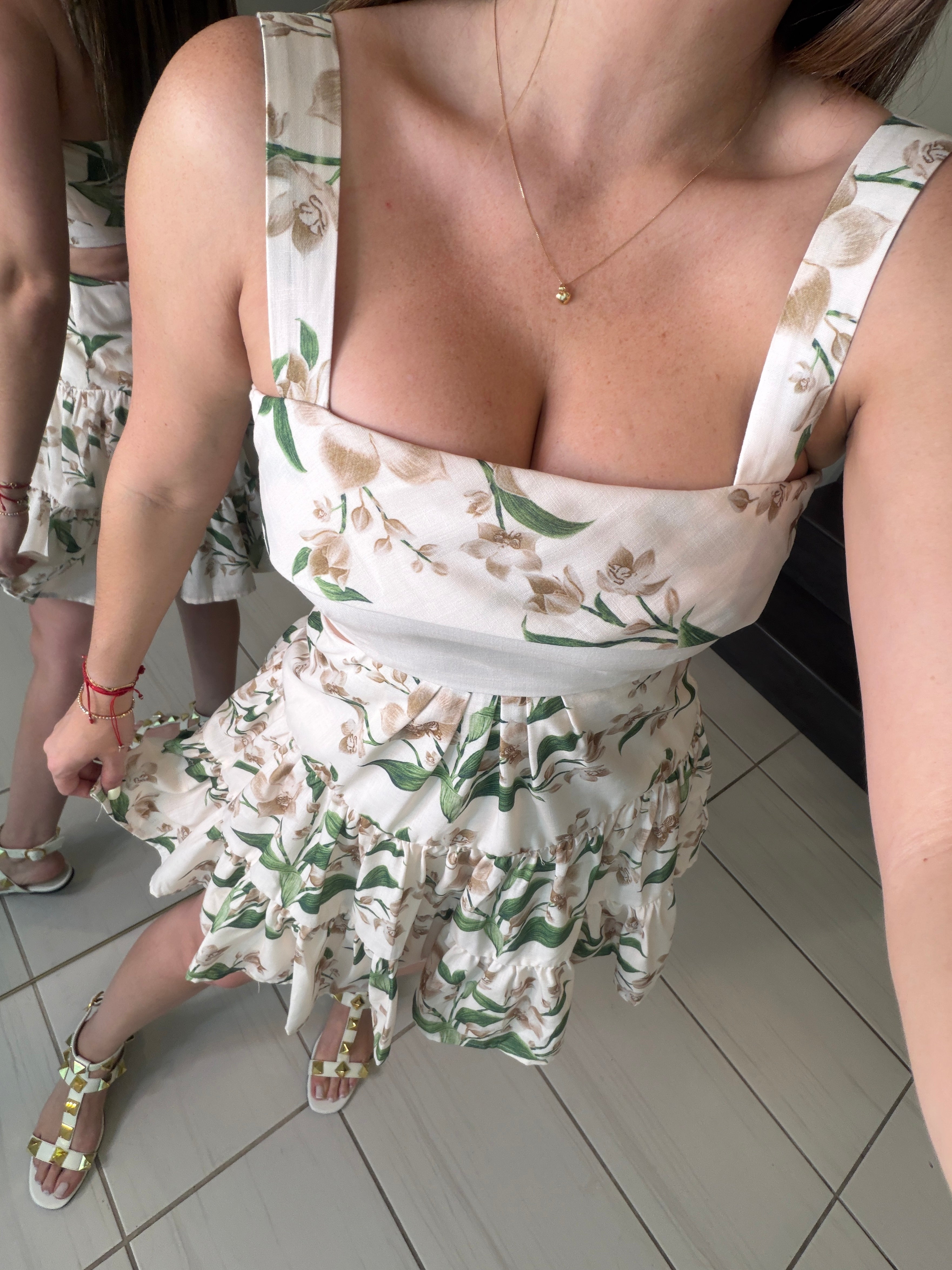 Romantic Haven Beige Dress