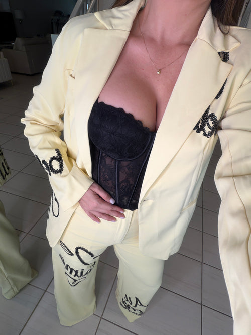 Luxe Serenity Black Corset Top