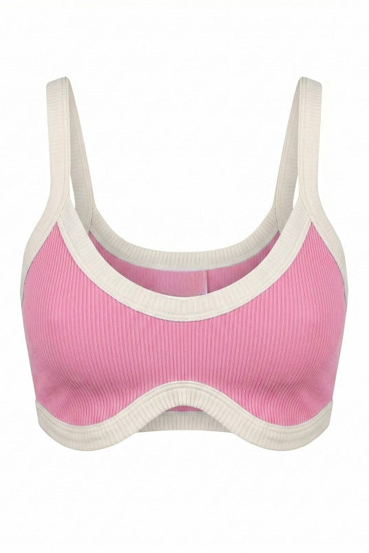 Glow Up Pink Basic Top