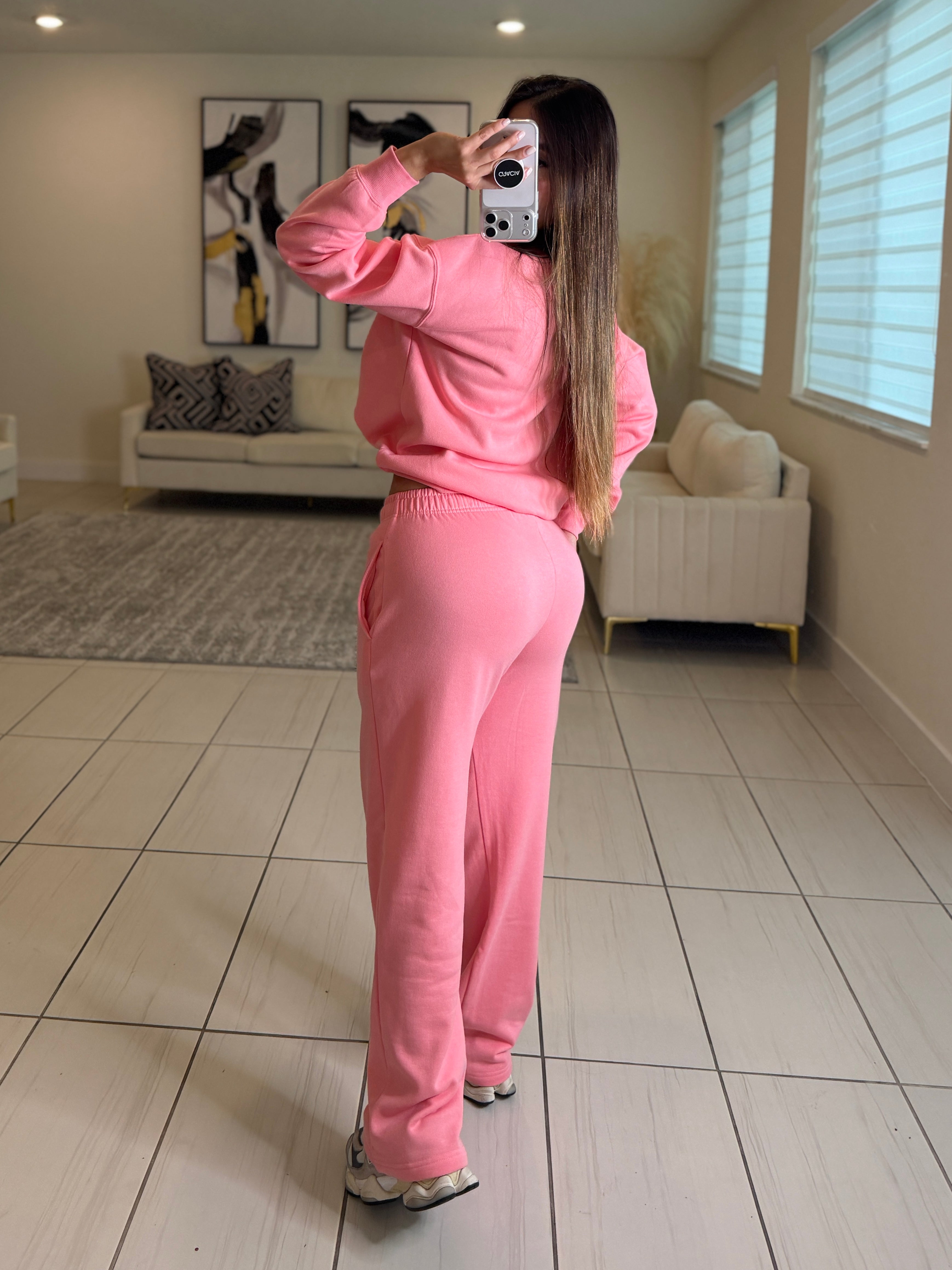 Serenity Halo Pink Pant Set