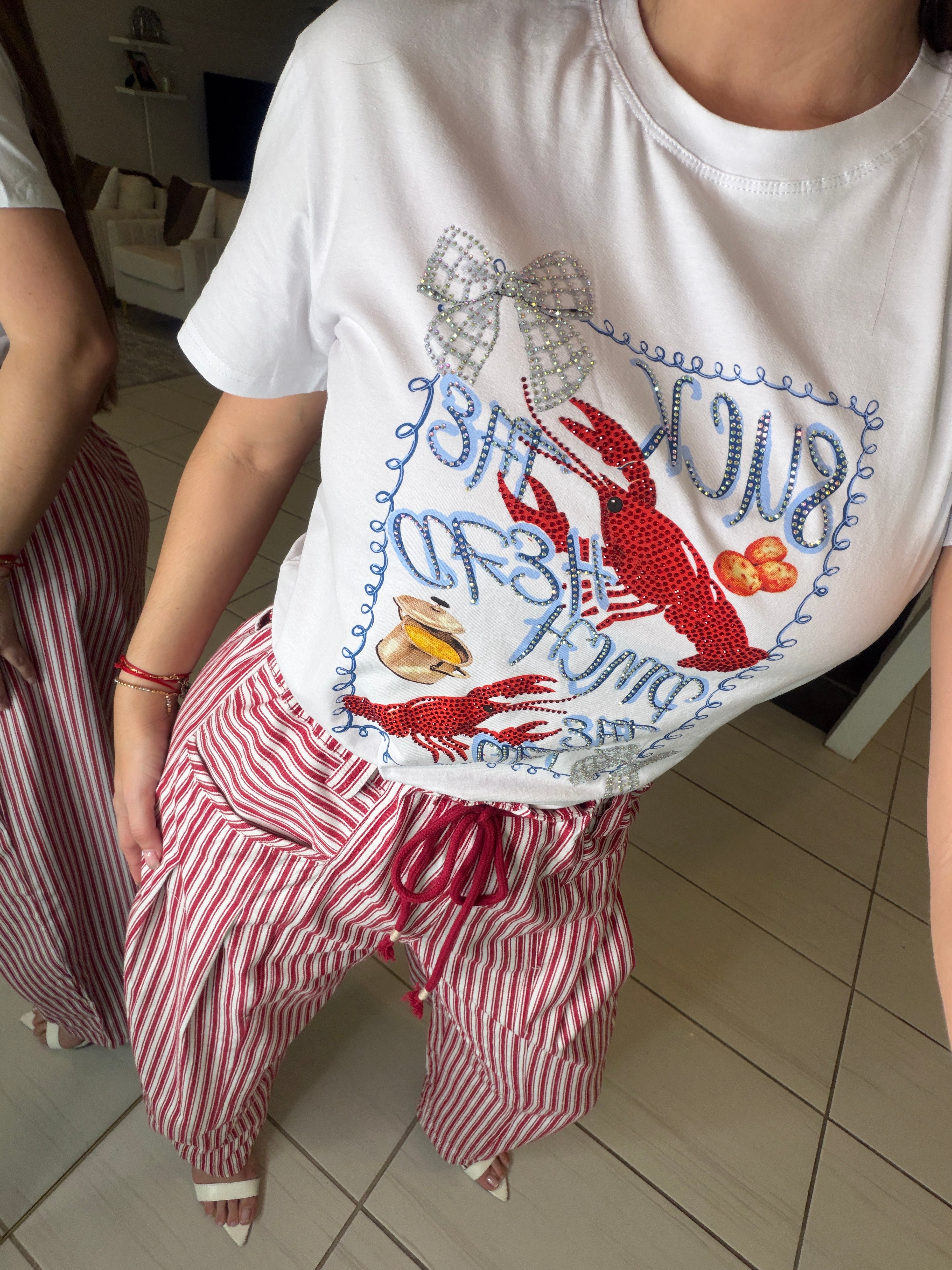 Fashion Cooked White Tshirt