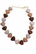 Love Pop Brown Necklace