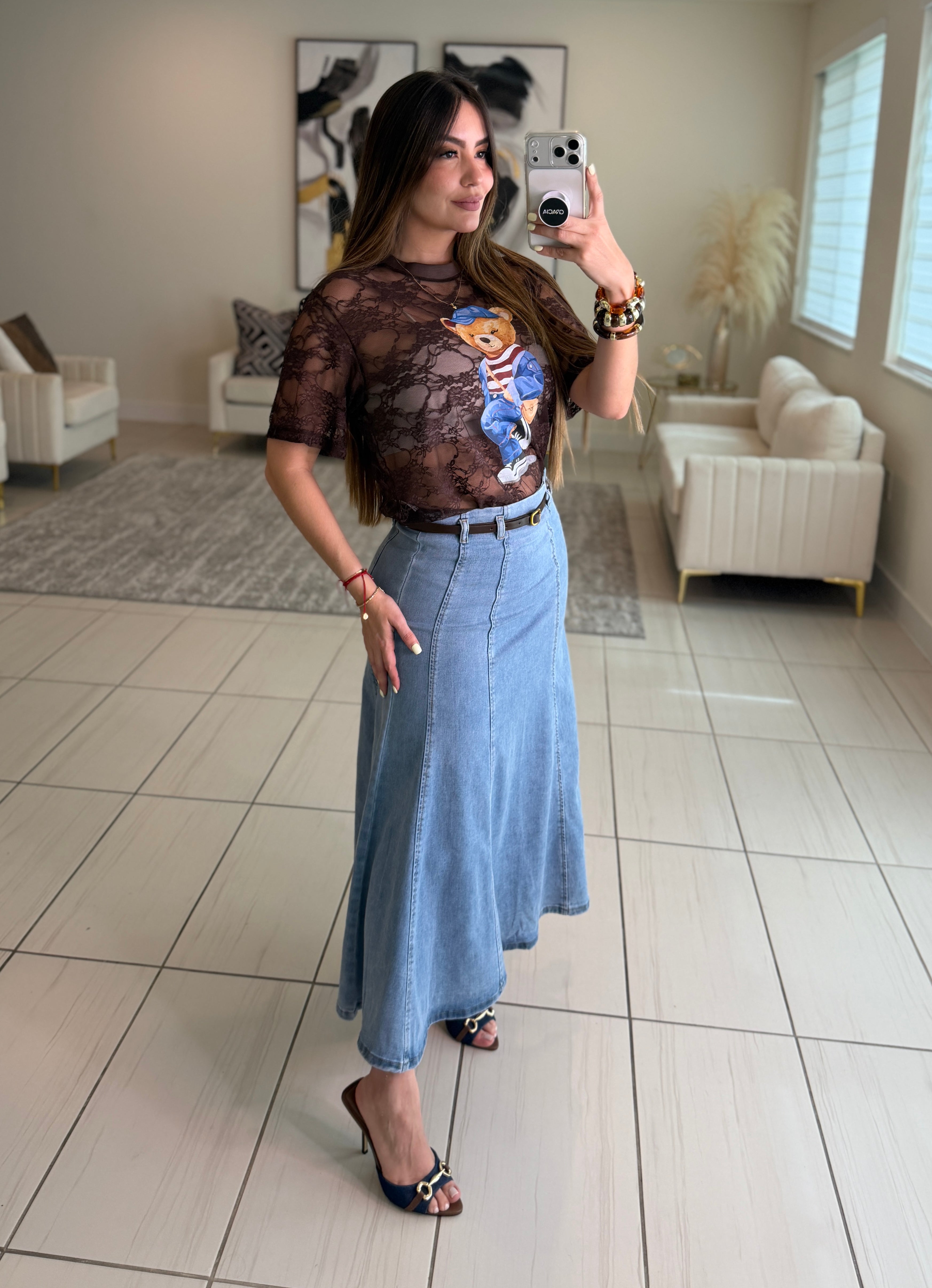 Oasis Whisper Denim Skirt