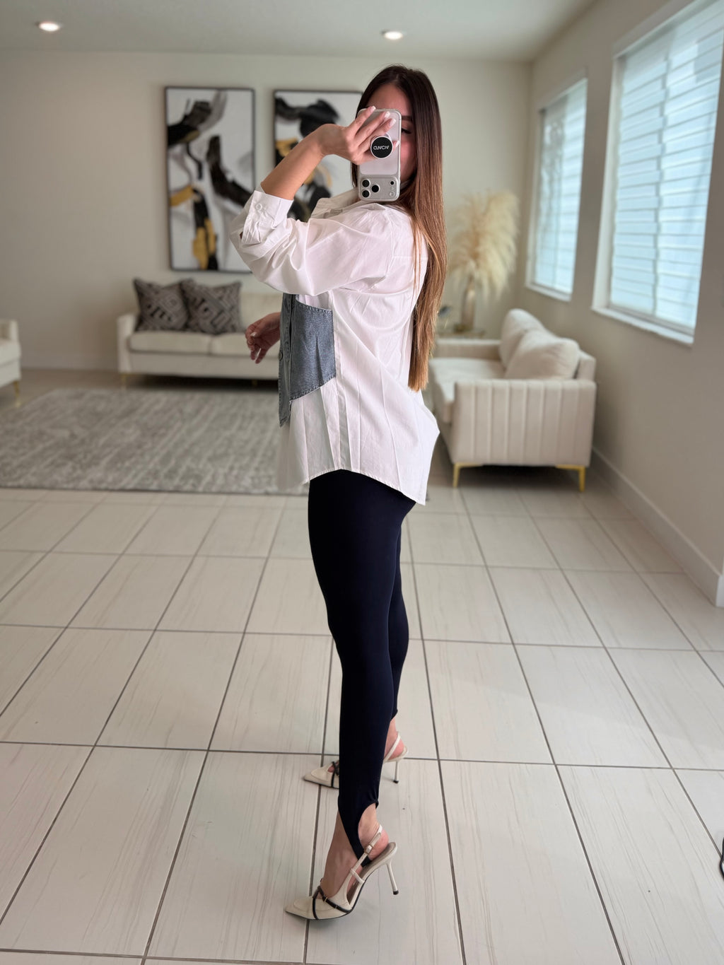 Power Sculpt Navy Blue Leggings
