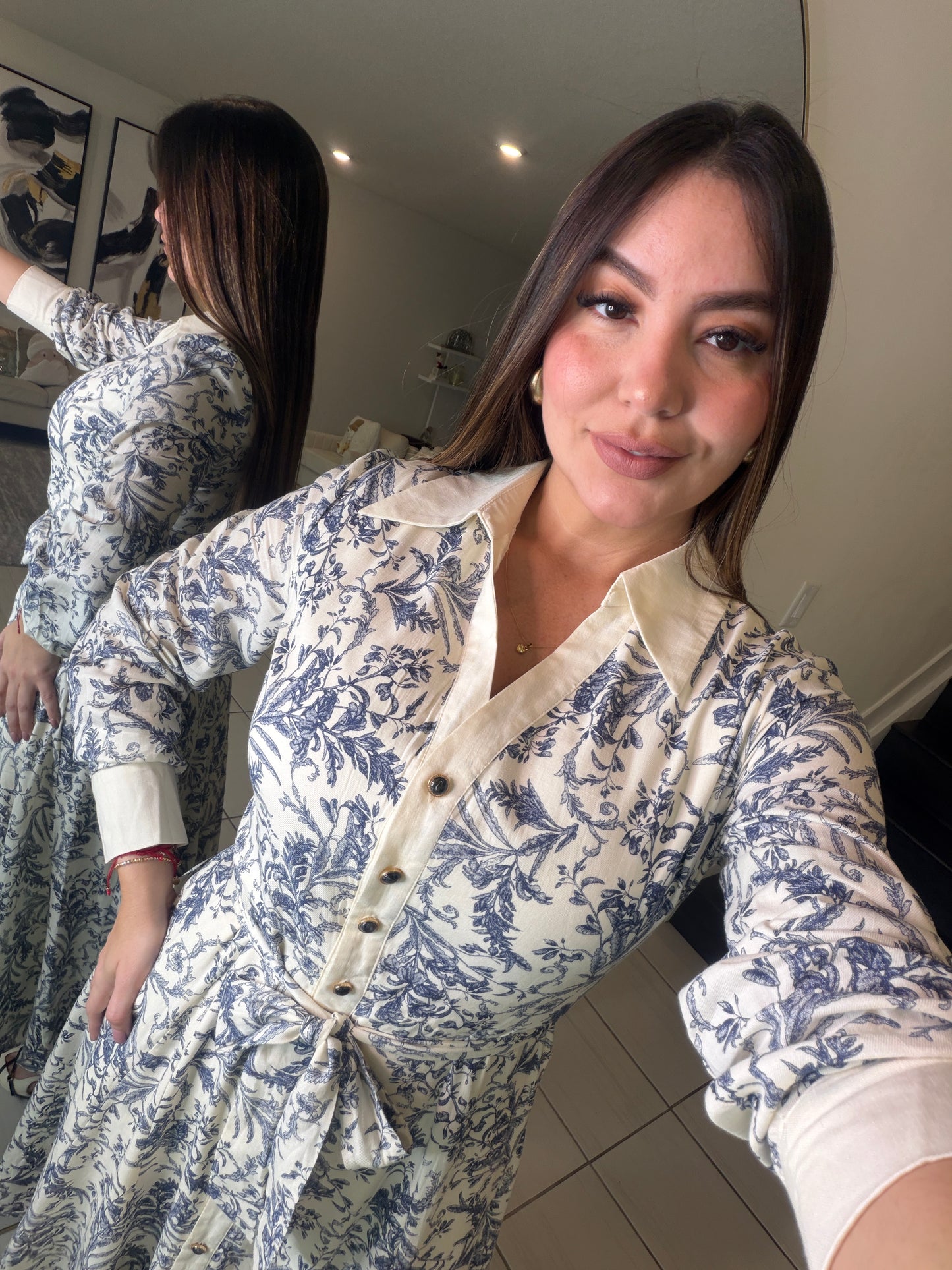 Power Stance Beige Maxi Dress