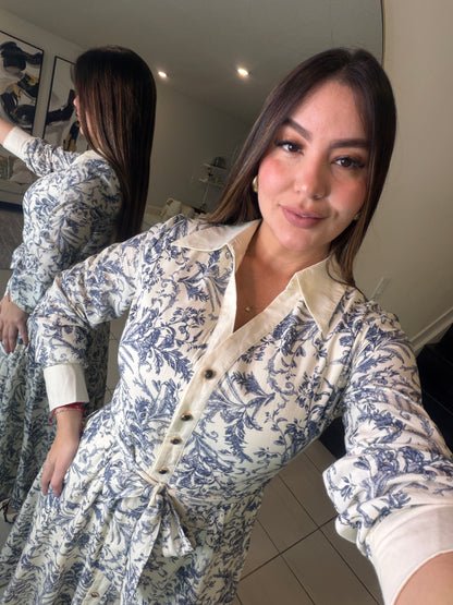 Power Stance Beige Maxi Dress