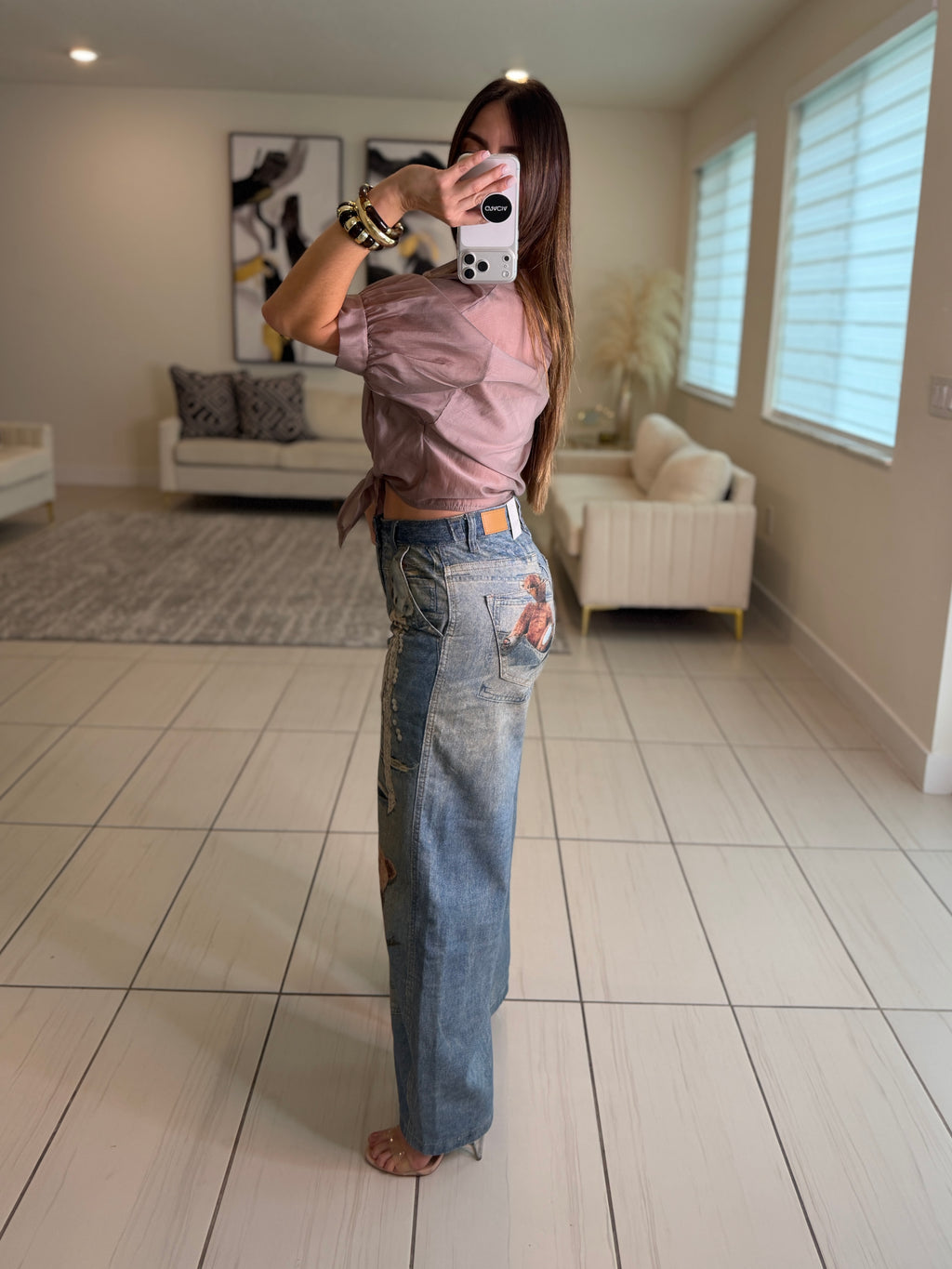 Bear Muse Barrel Pants