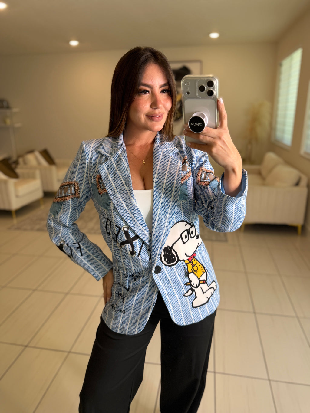 Glamorous Magic Blue Blazer