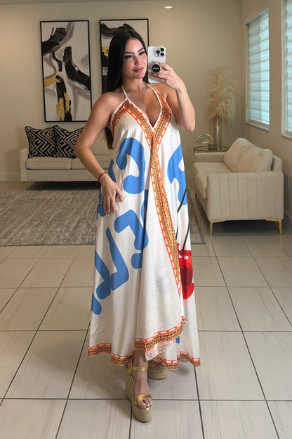 Beachside Cherries Maxi Dress