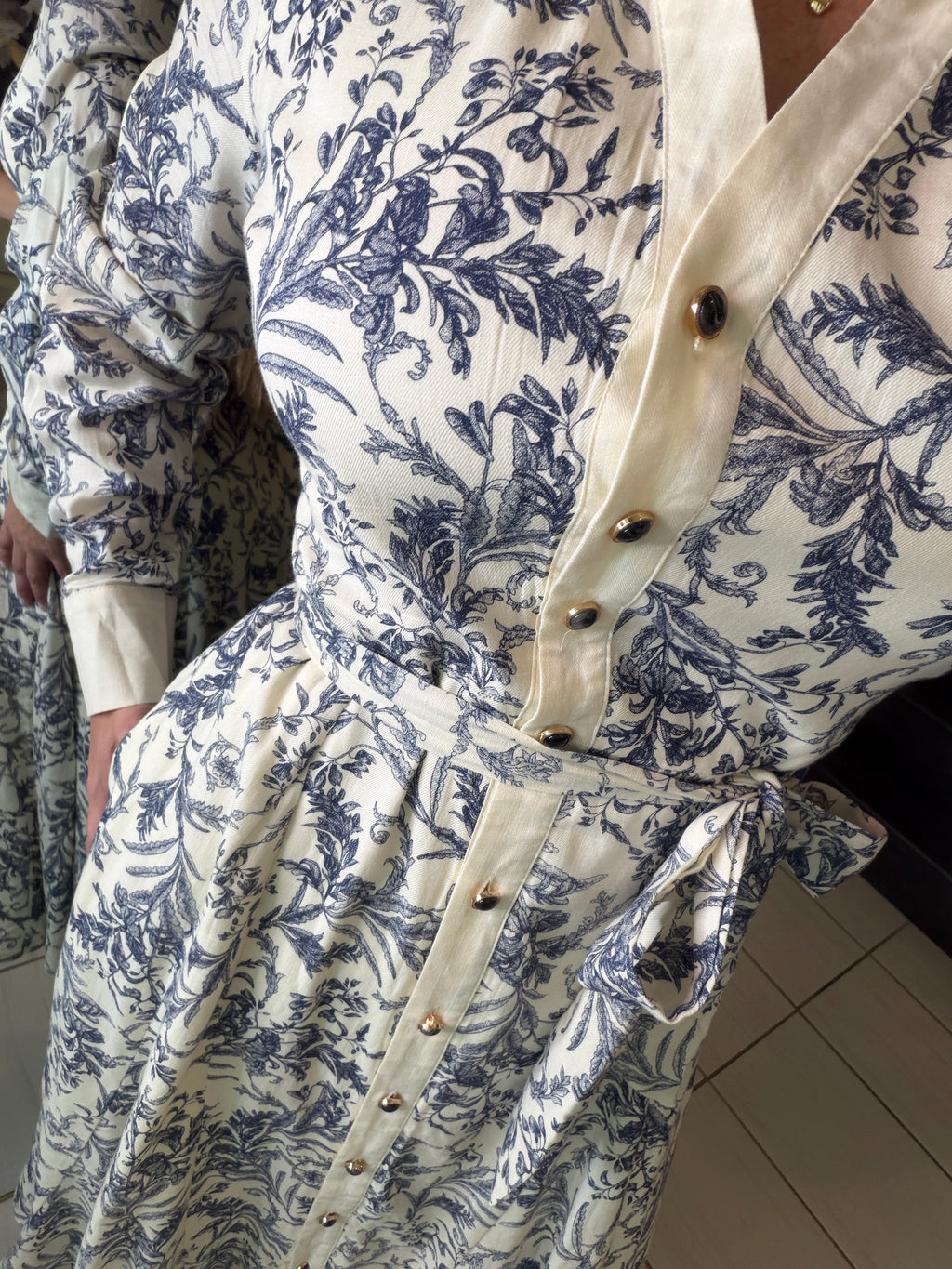 Power Stance Beige Maxi Dress