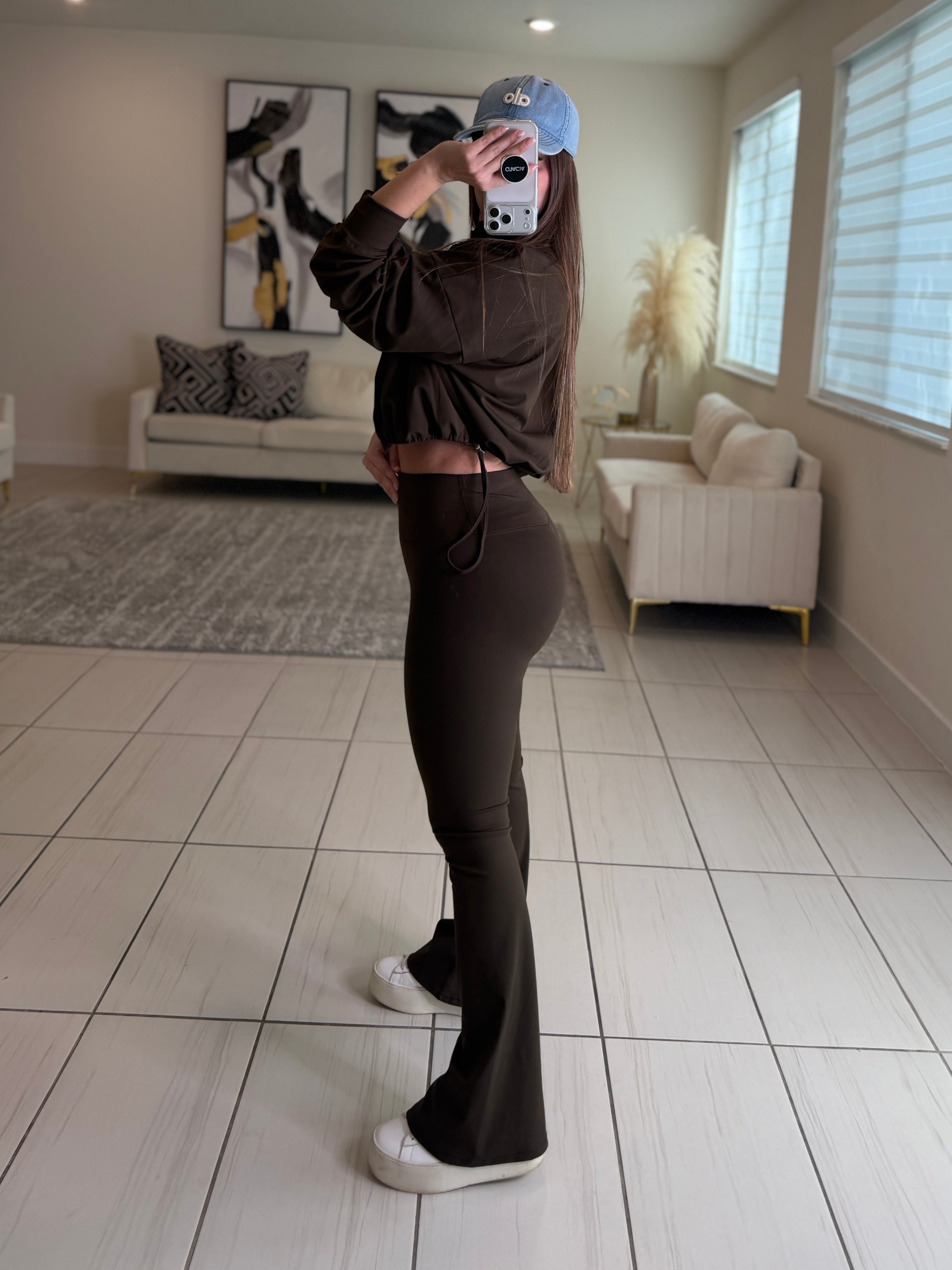 Softsculpt Halo Brown Pants Set