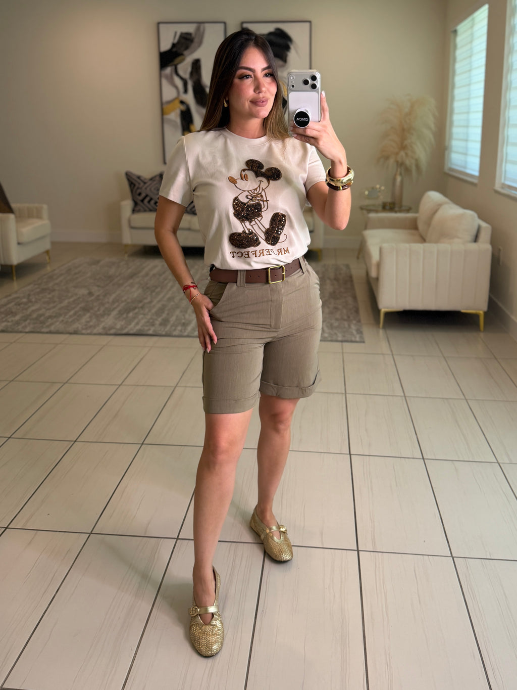 Cabana Muse Taupe Shorts