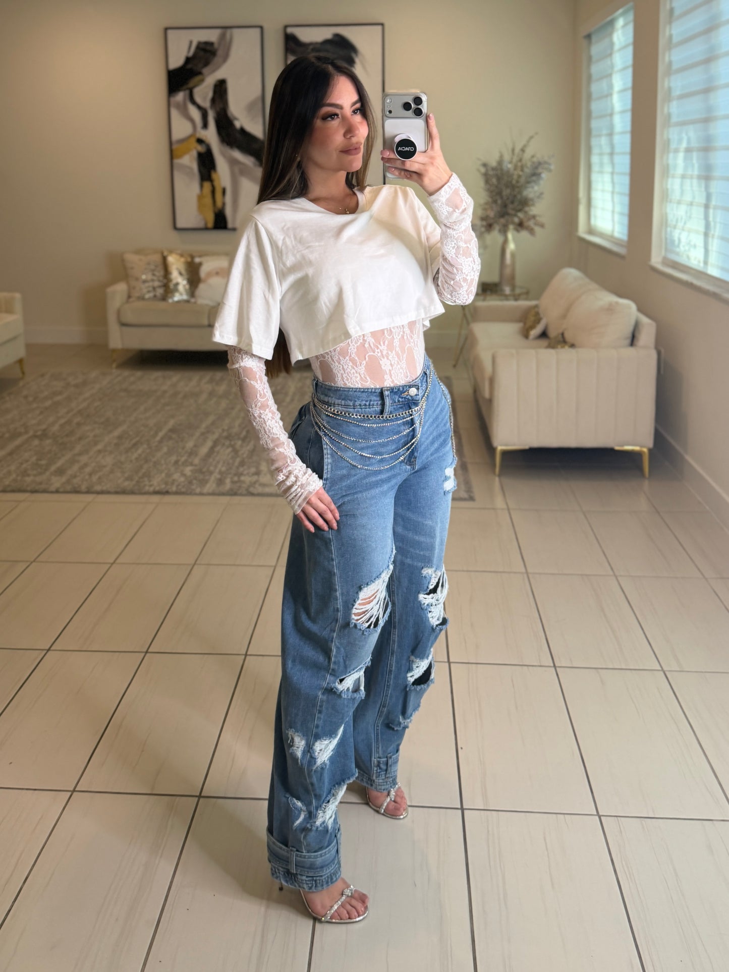 City of Dreams Denim Pants