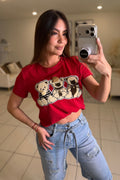 Fashionable Bears Red Tshirt