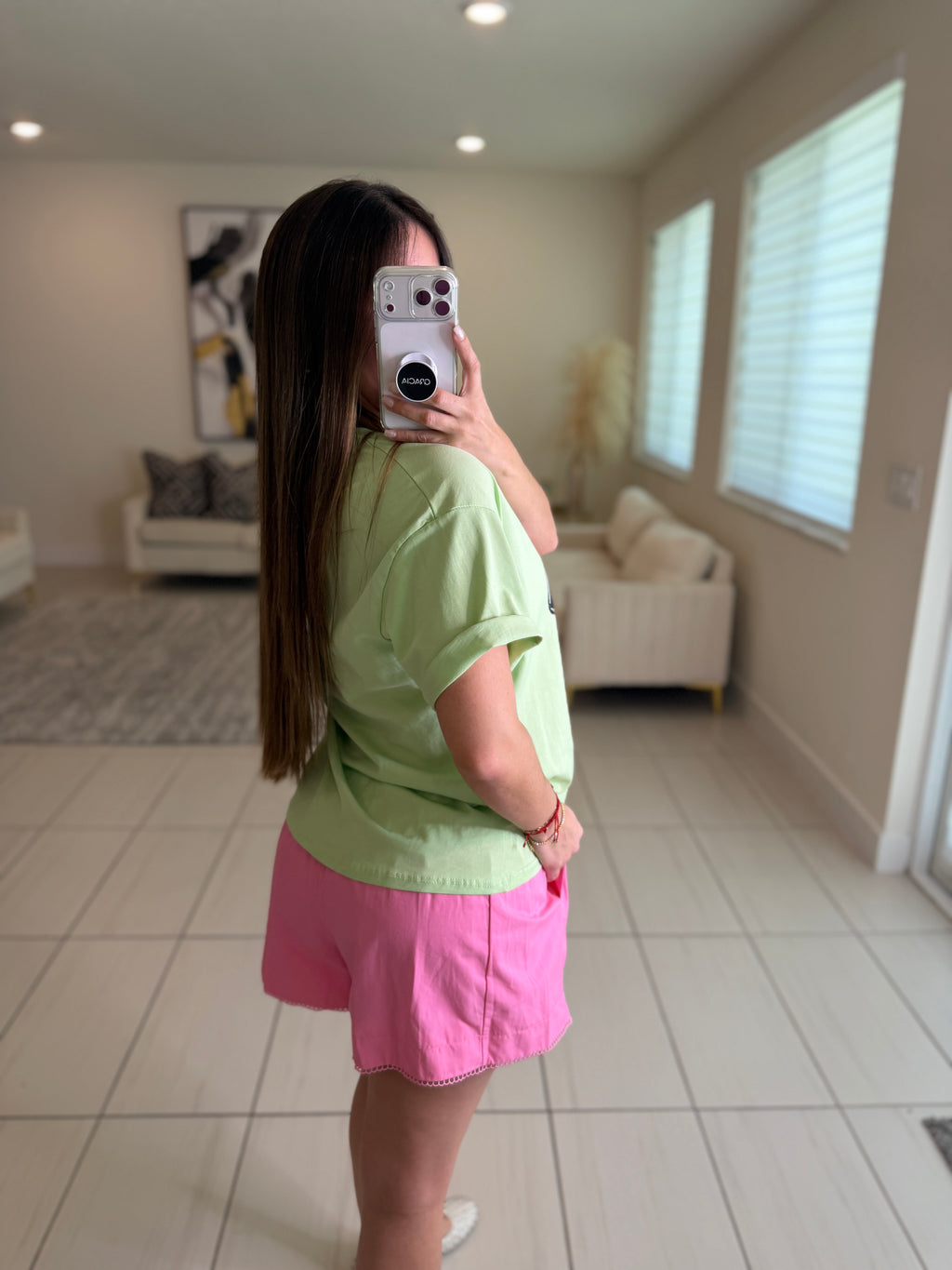 Better Late Than Ugly Green Tshirt